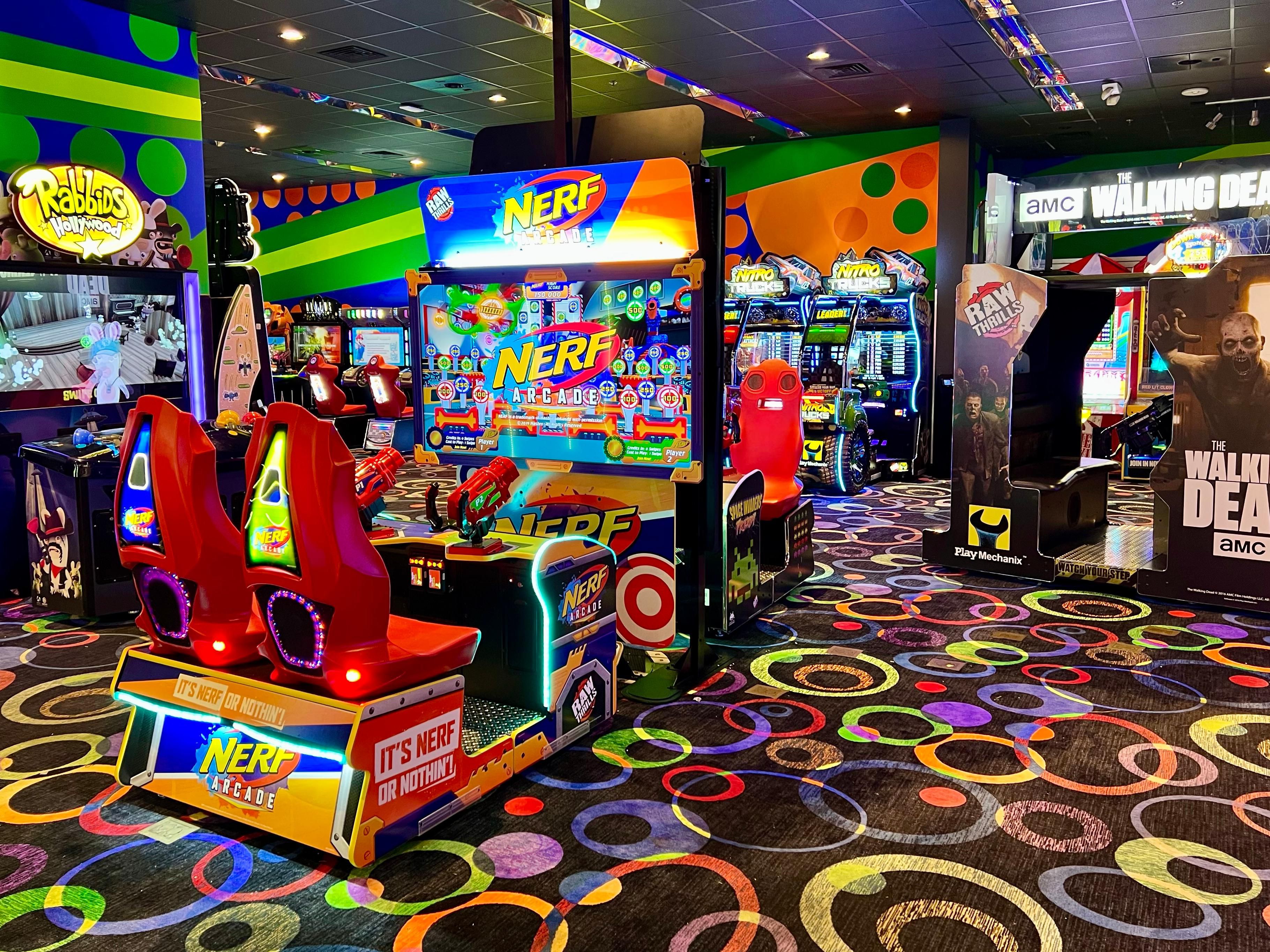 Arcade game room at Holiday Inn Resorts 