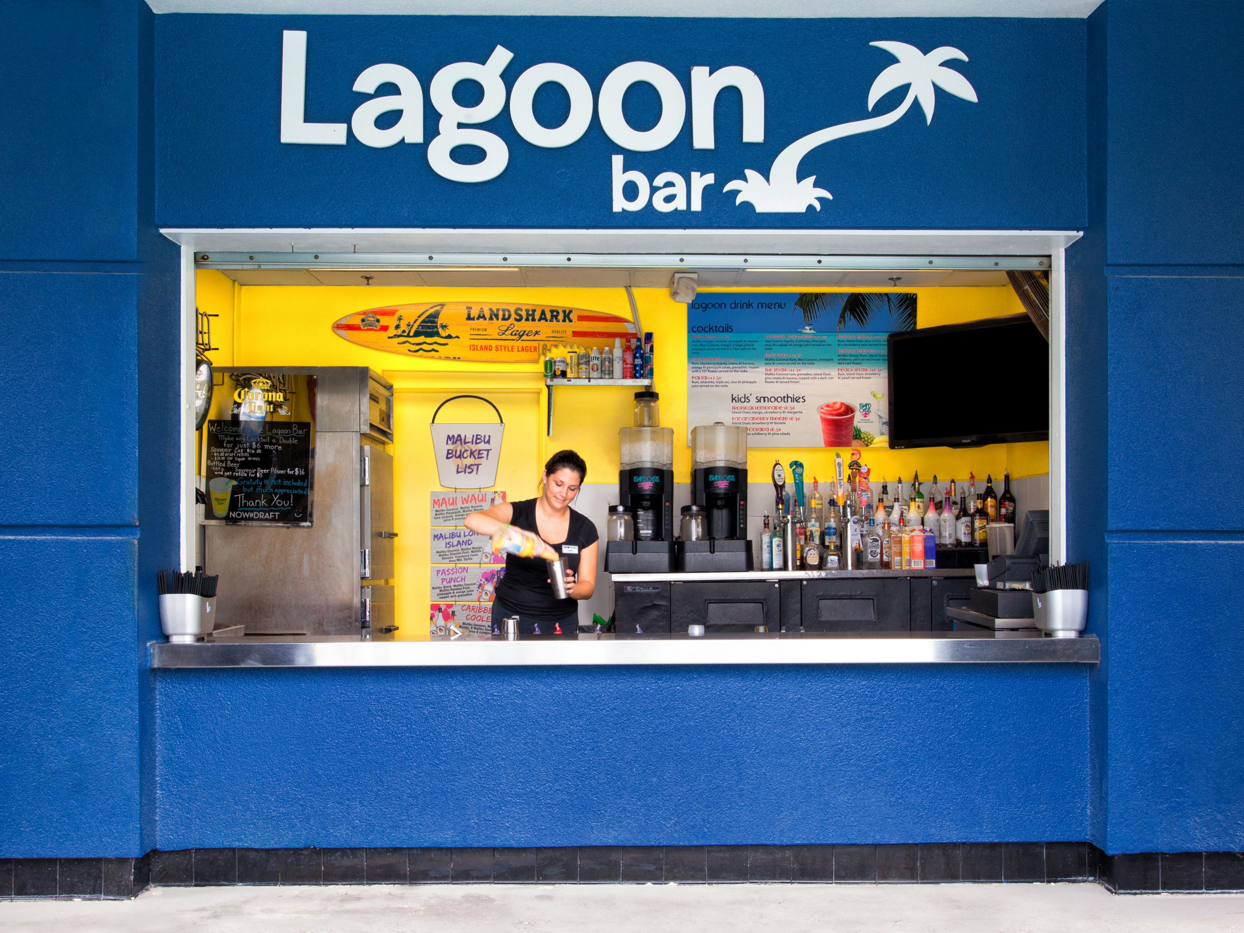 Lagoon bar stand