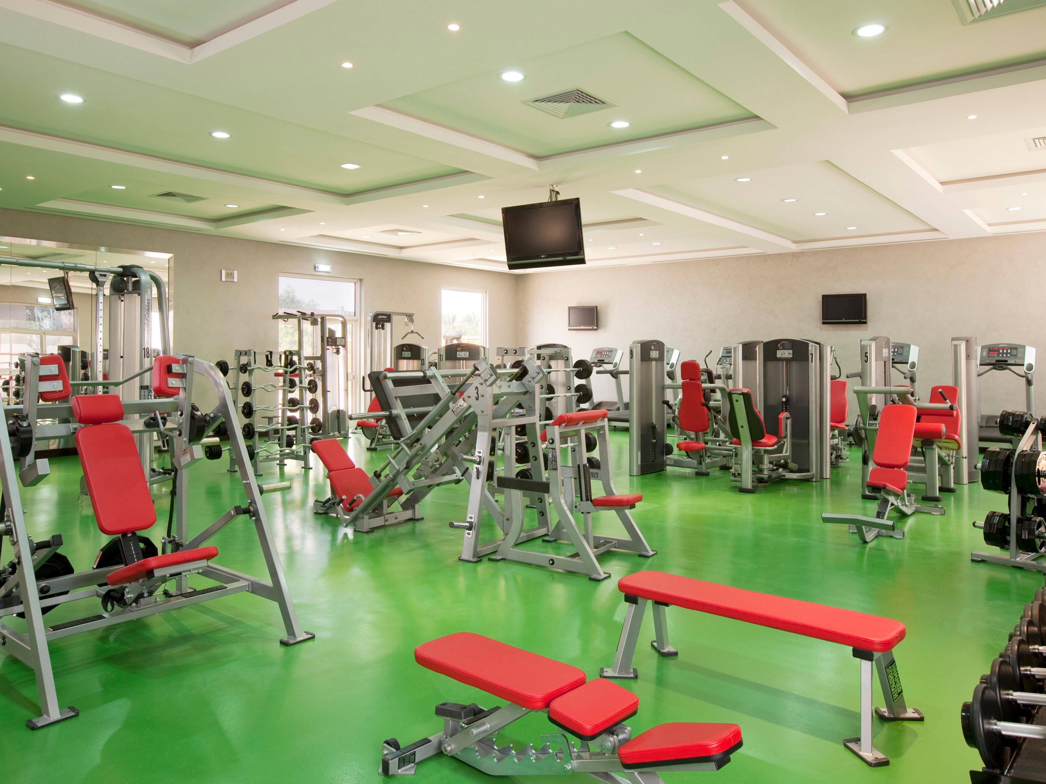 Fully equipped Fitness Center on-site with the latest sports machines. Find certified fitness trainers to assist you during your workout to achieve your fitness goal.