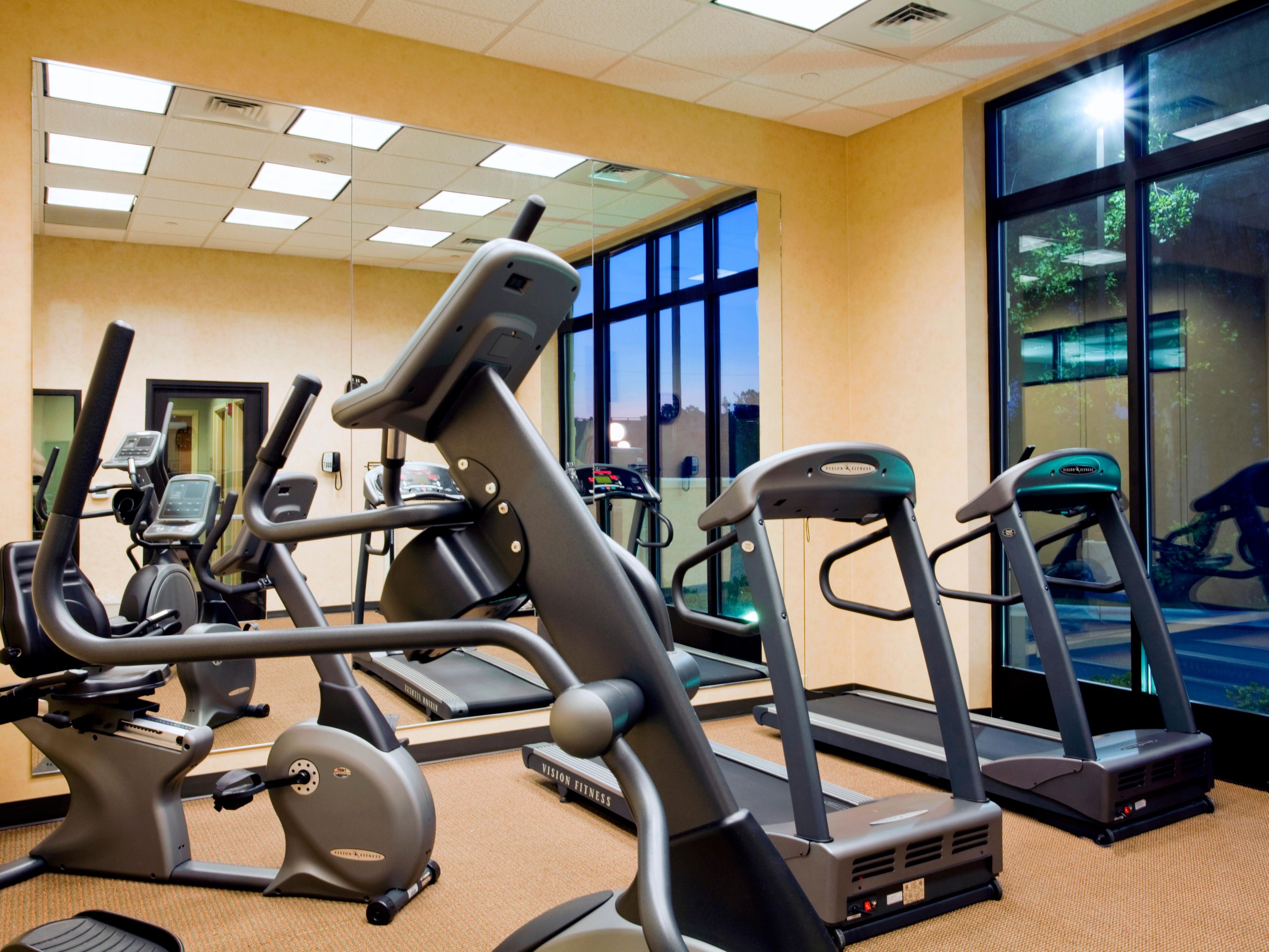 Get a great workout with state-of-the-art equipment.