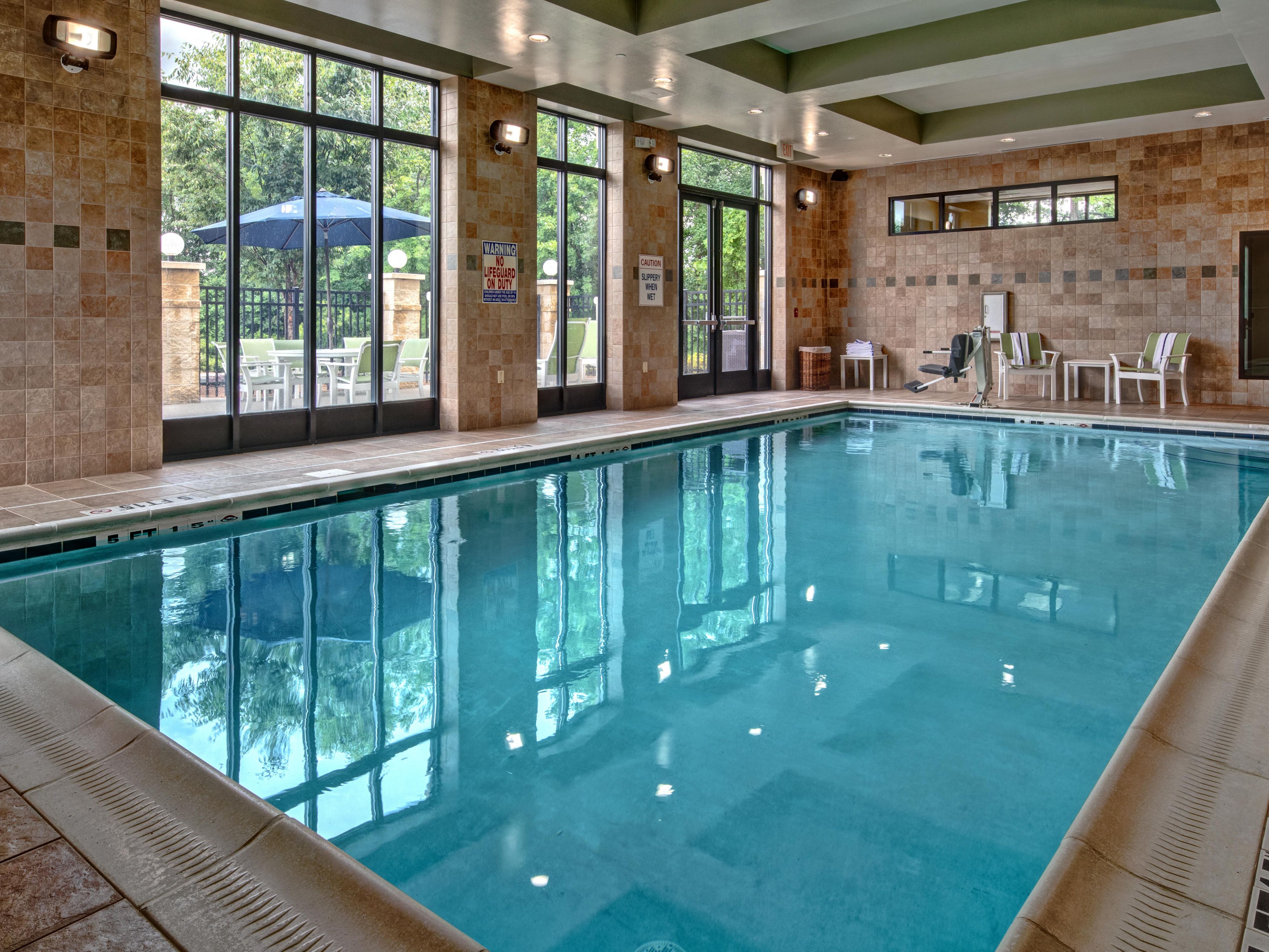 Dive into comfort at our hotel in Rocky Mount with indoor pool access every day of the year. Open from 10 a.m. to 10 p.m., our heated pool is perfect for family fun, a refreshing swim, or soothing relaxation after a busy day. Rain, shine, or cold weather, you’ll always have a warm, welcoming place to splash, unwind, and make the most of your stay.
