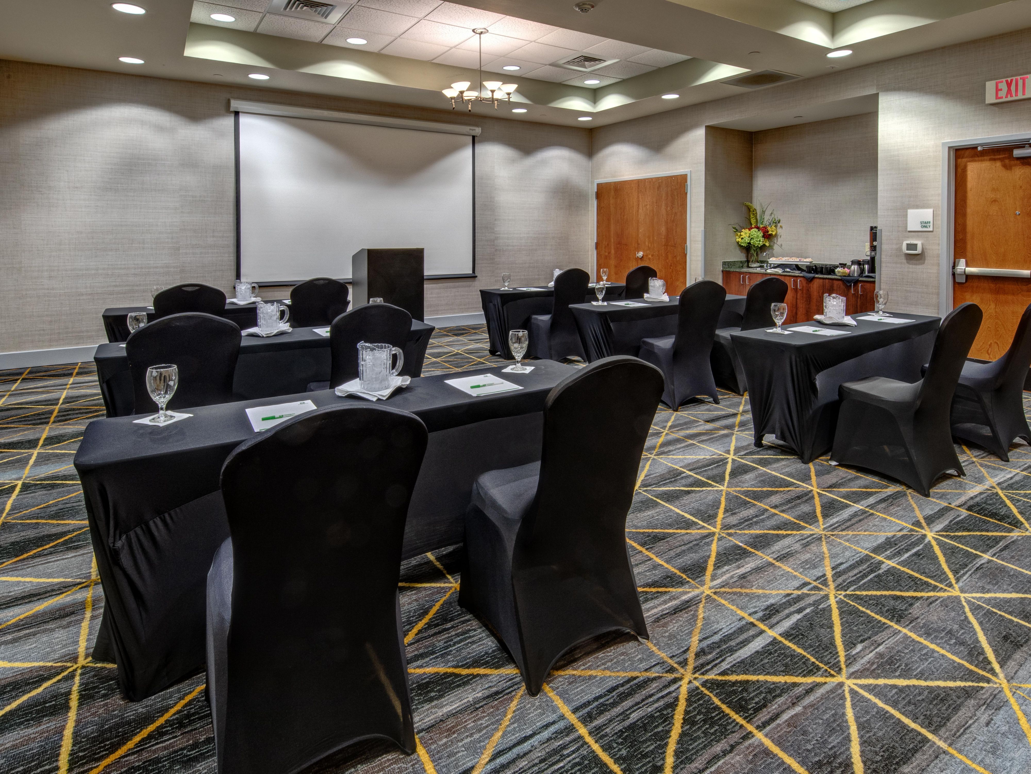 Bring your group here to the Holiday Inn Rocky Mount! We will handle all of your group needs, we have an ideal location near restaurants and easy access to highways. 