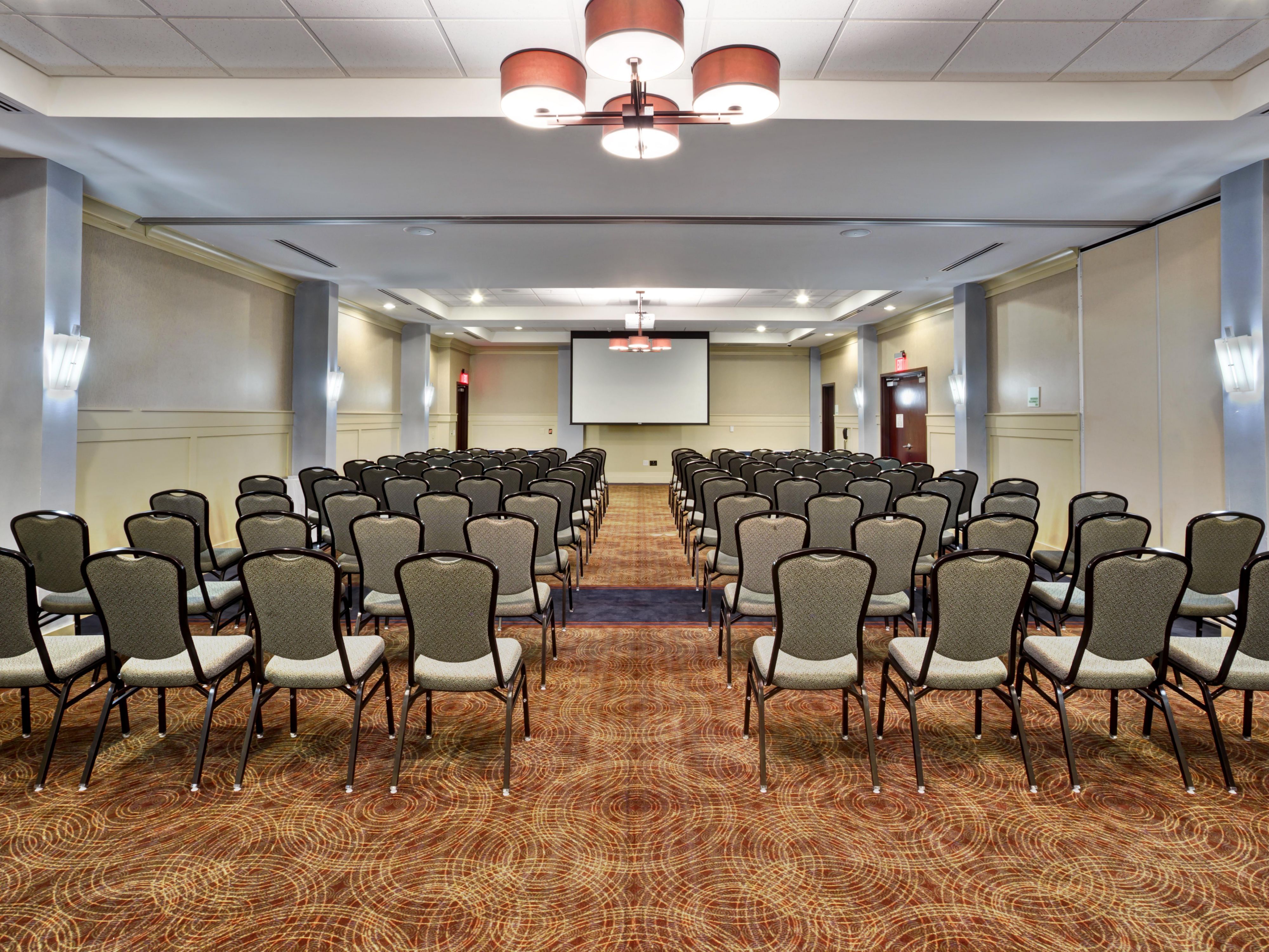 Host your next business meeting or conference at our Detroit airport hotel. We have 1,690 square feet of meeting space, catering services, and 143 guest rooms for your event. Our dedicated event specialists will help you plan every detail. 