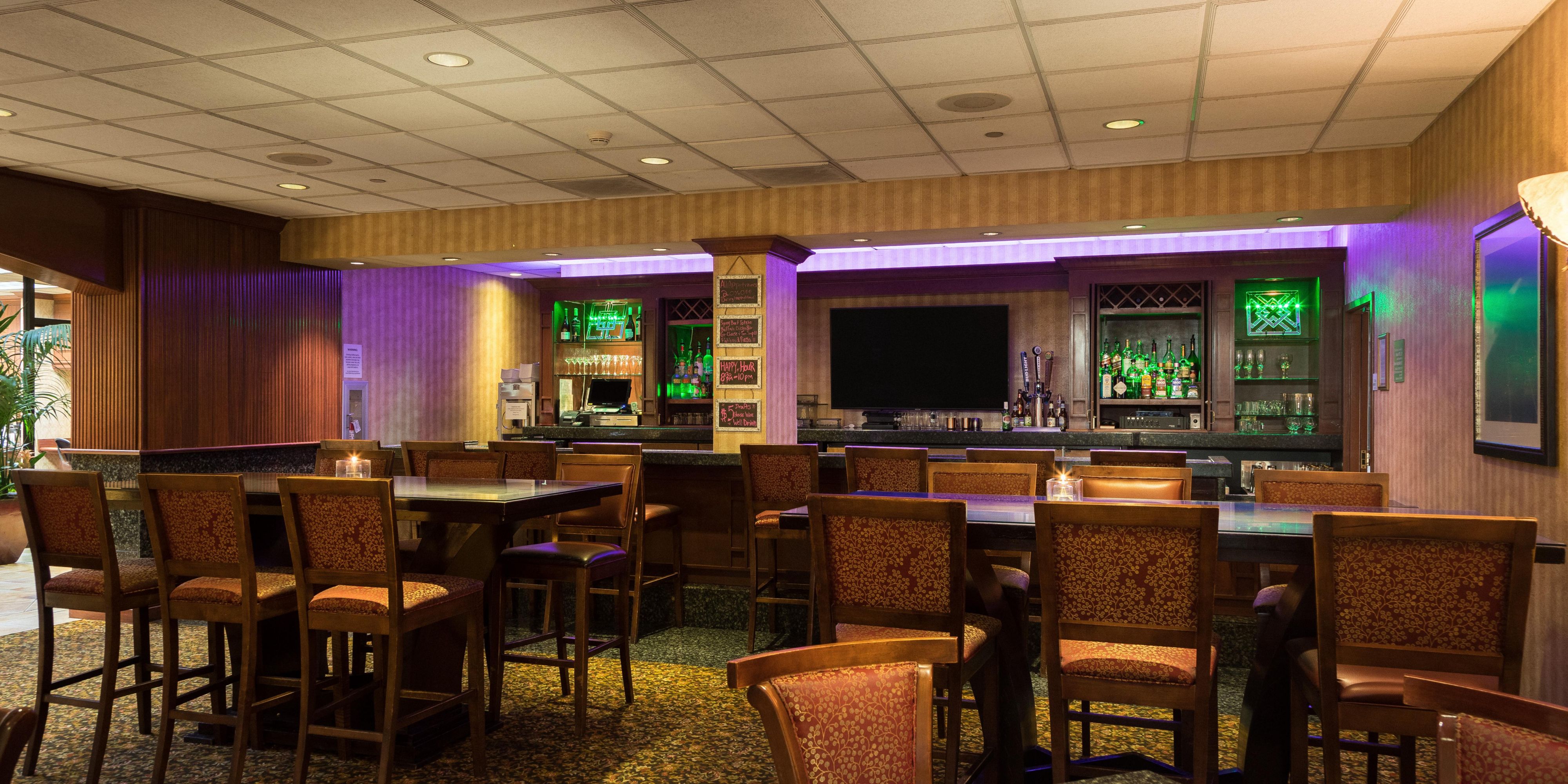 Enjoy your favorite cocktail and watch a game at our bar.