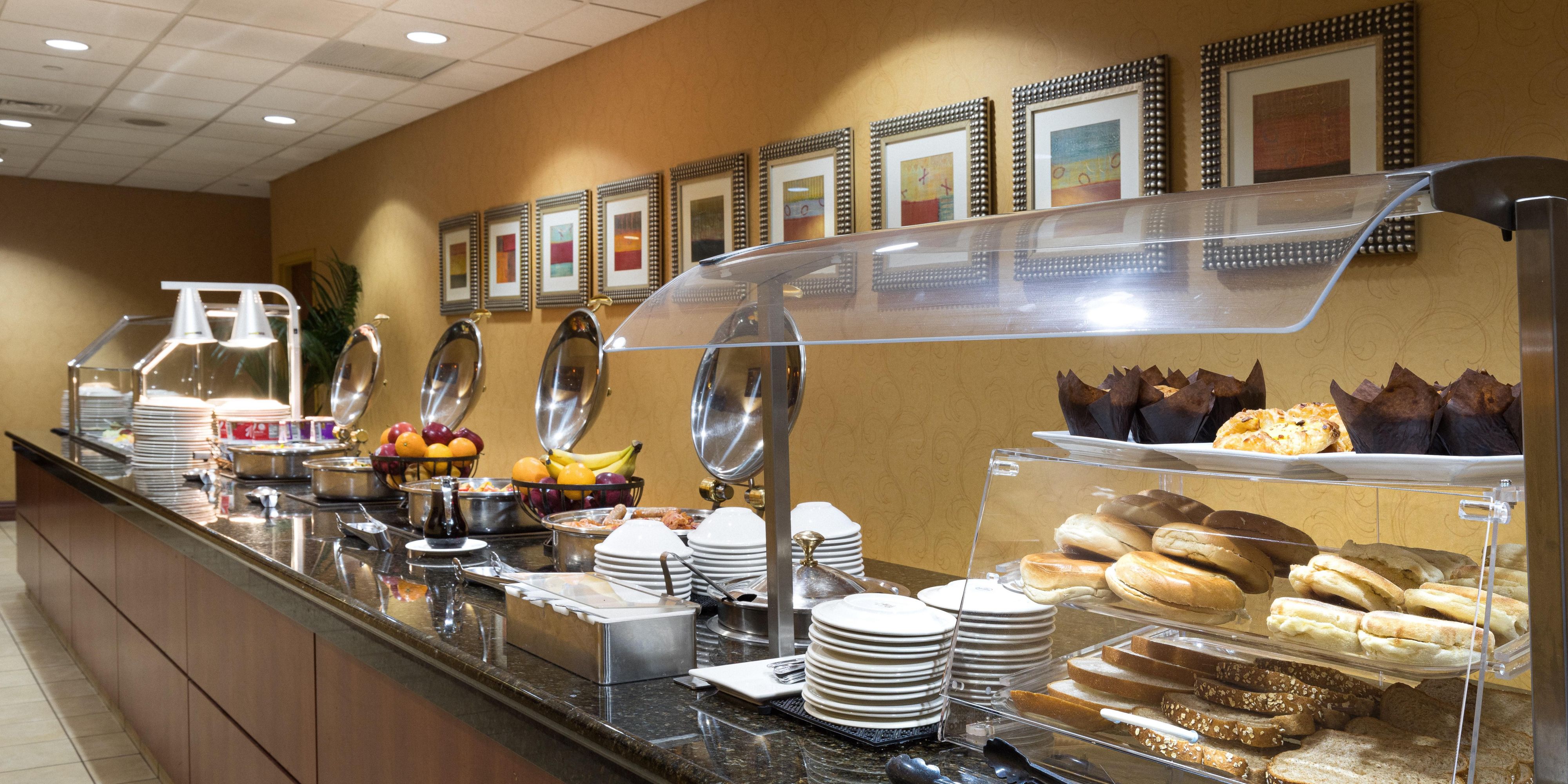 Enjoy a fresh breakfast served daily at our restaurant.