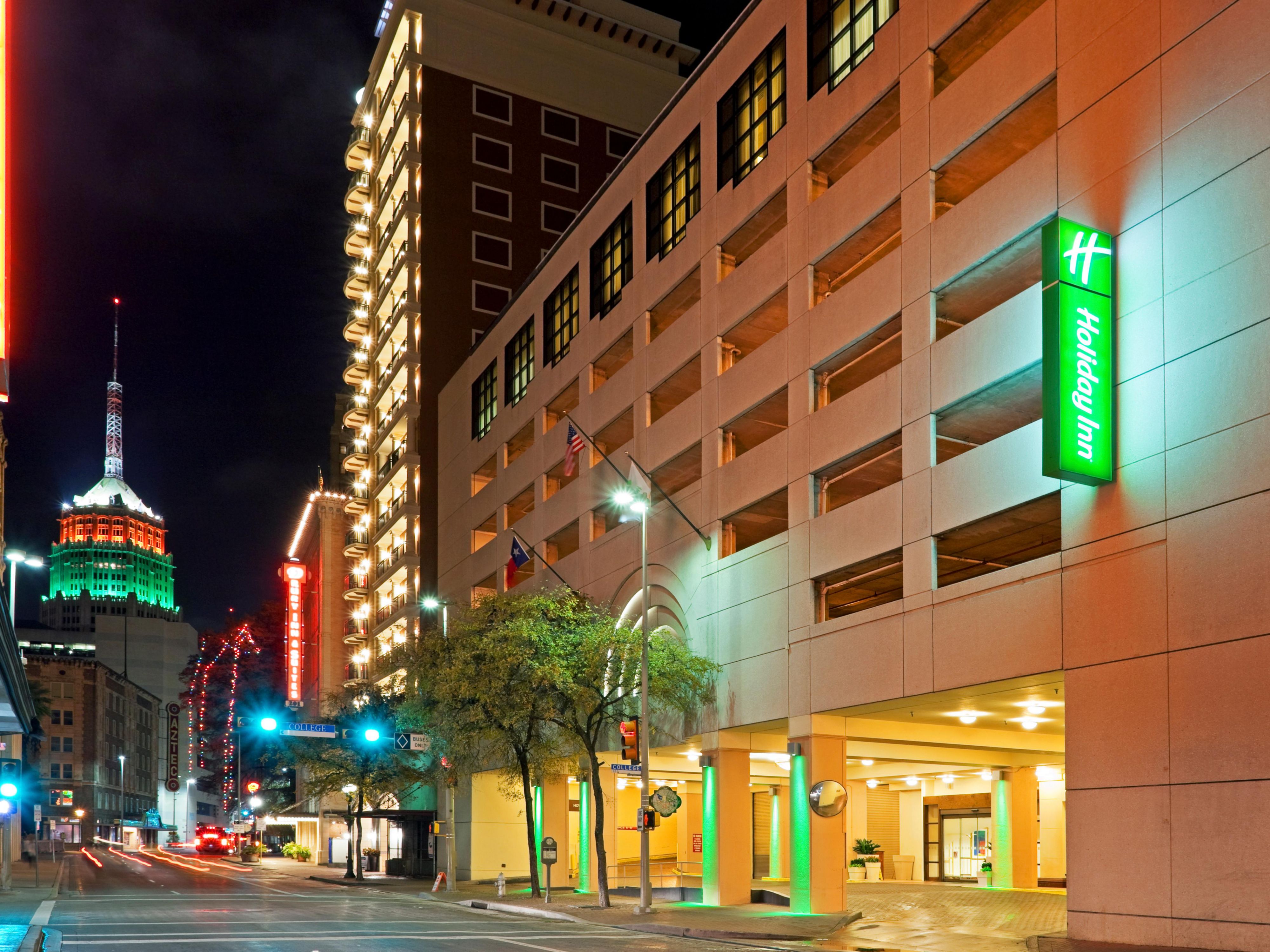Enter from St. Mary's Street and catch a glimpse of city lights