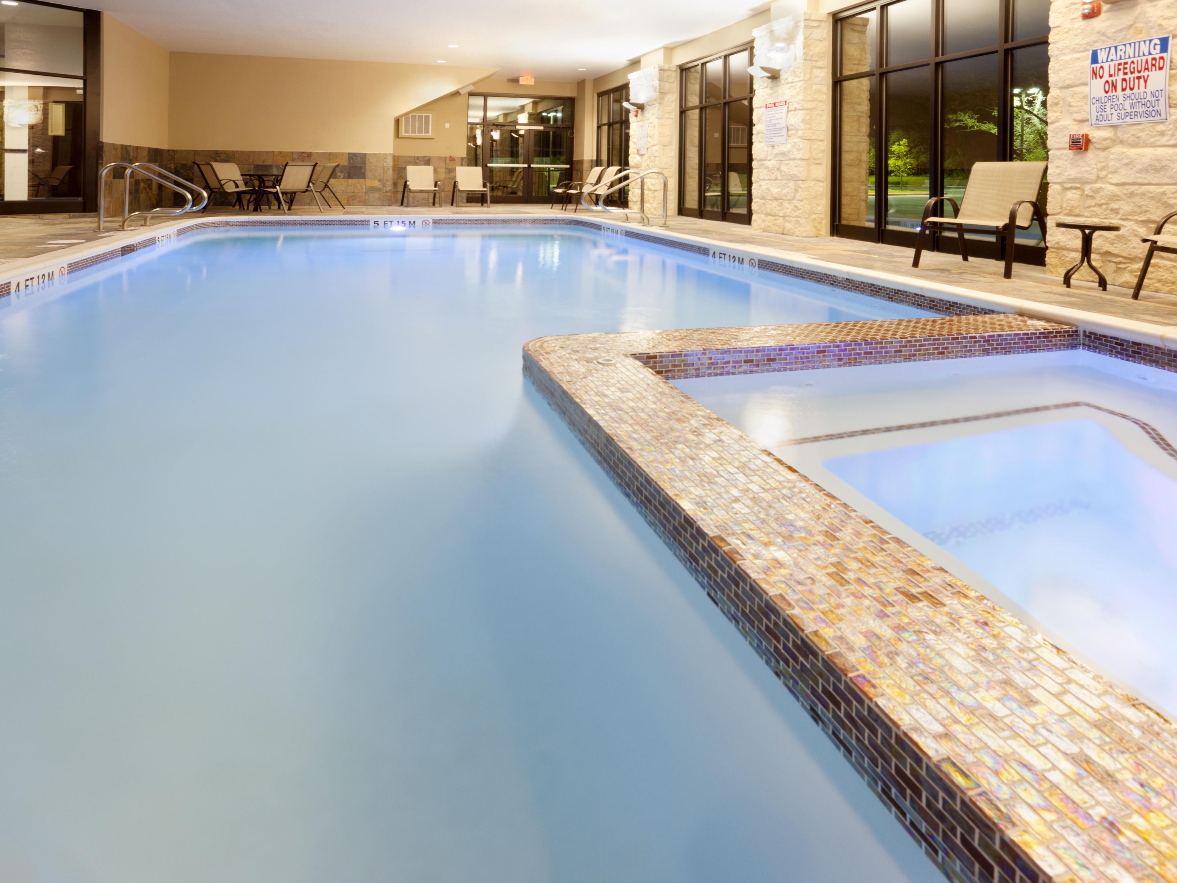 Enjoy our indoor pool area all year round!
