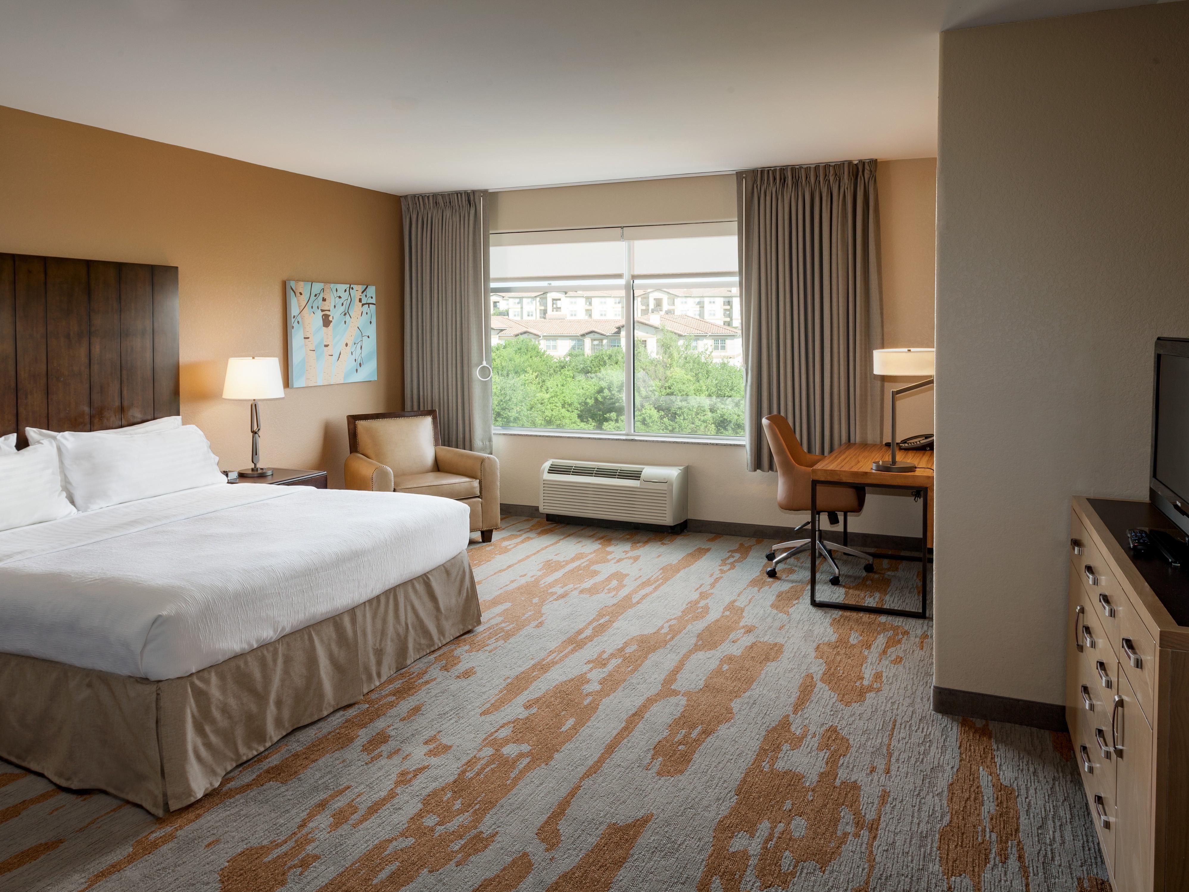 As the world adjusts to new travel norms, we’re enhancing our safety and cleanliness commitment to our guests. That means clean, well maintained, clutter-free rooms that exceed your expectations. If this isn’t exactly what you find when you arrive, then we promise to make it right. We're here to ensure you have a safe and memorable experience. 
