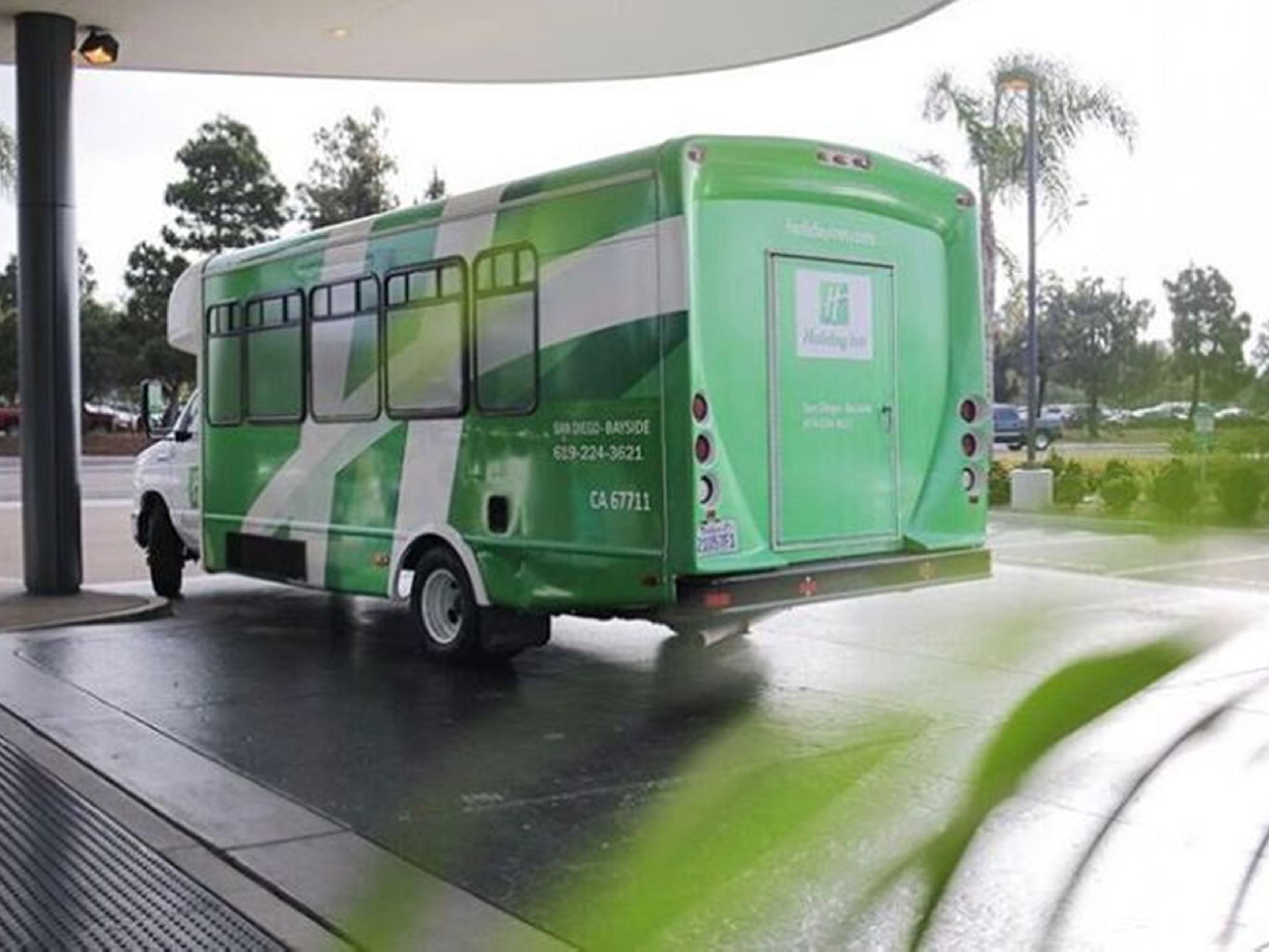 Getting to and from our hotel is a breeze! We offer complimentary shuttle service to San Diego International Airport.     