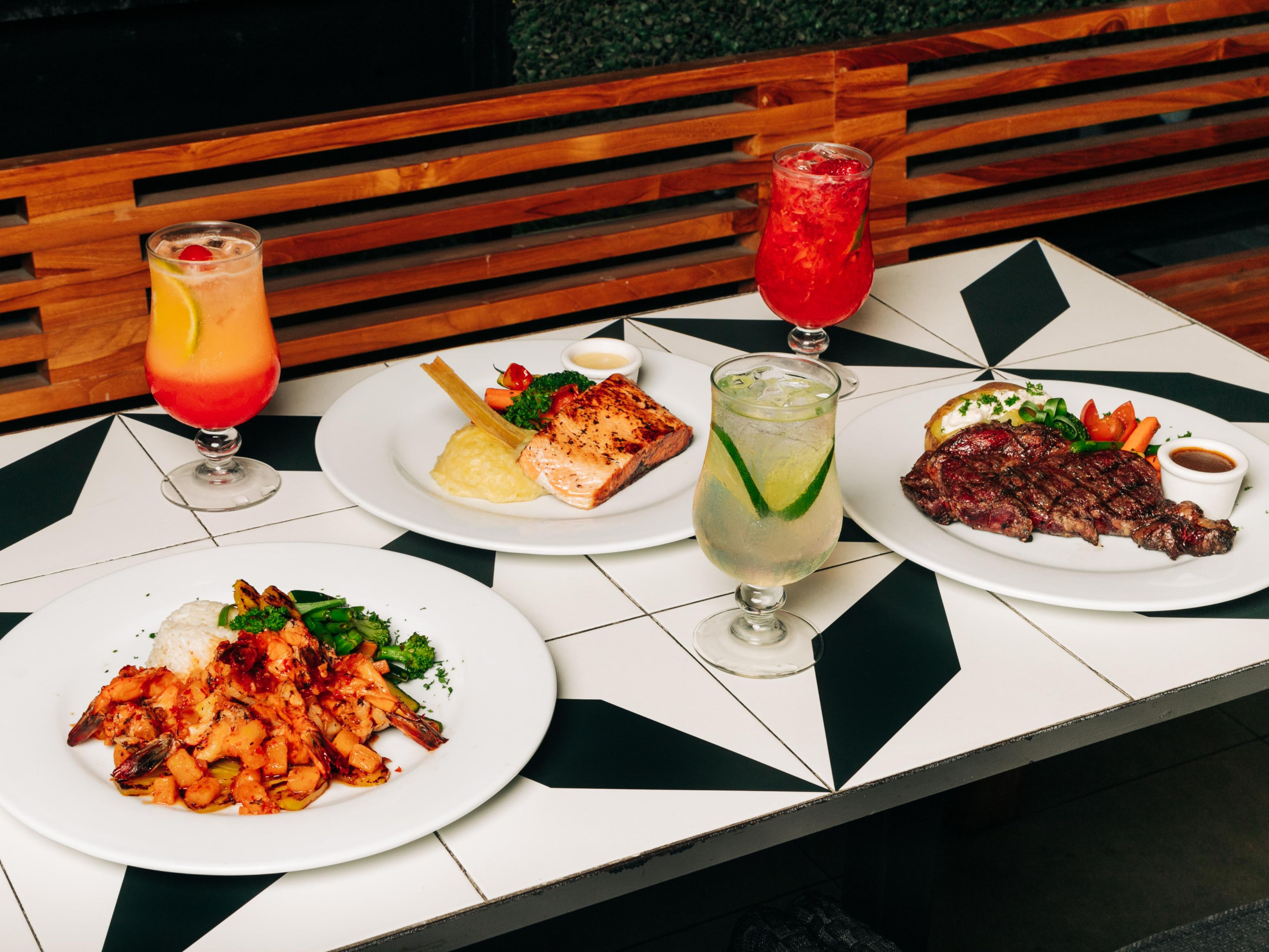 Enjoy delicious dishes from different countries in one place. For more information or reservations call us.