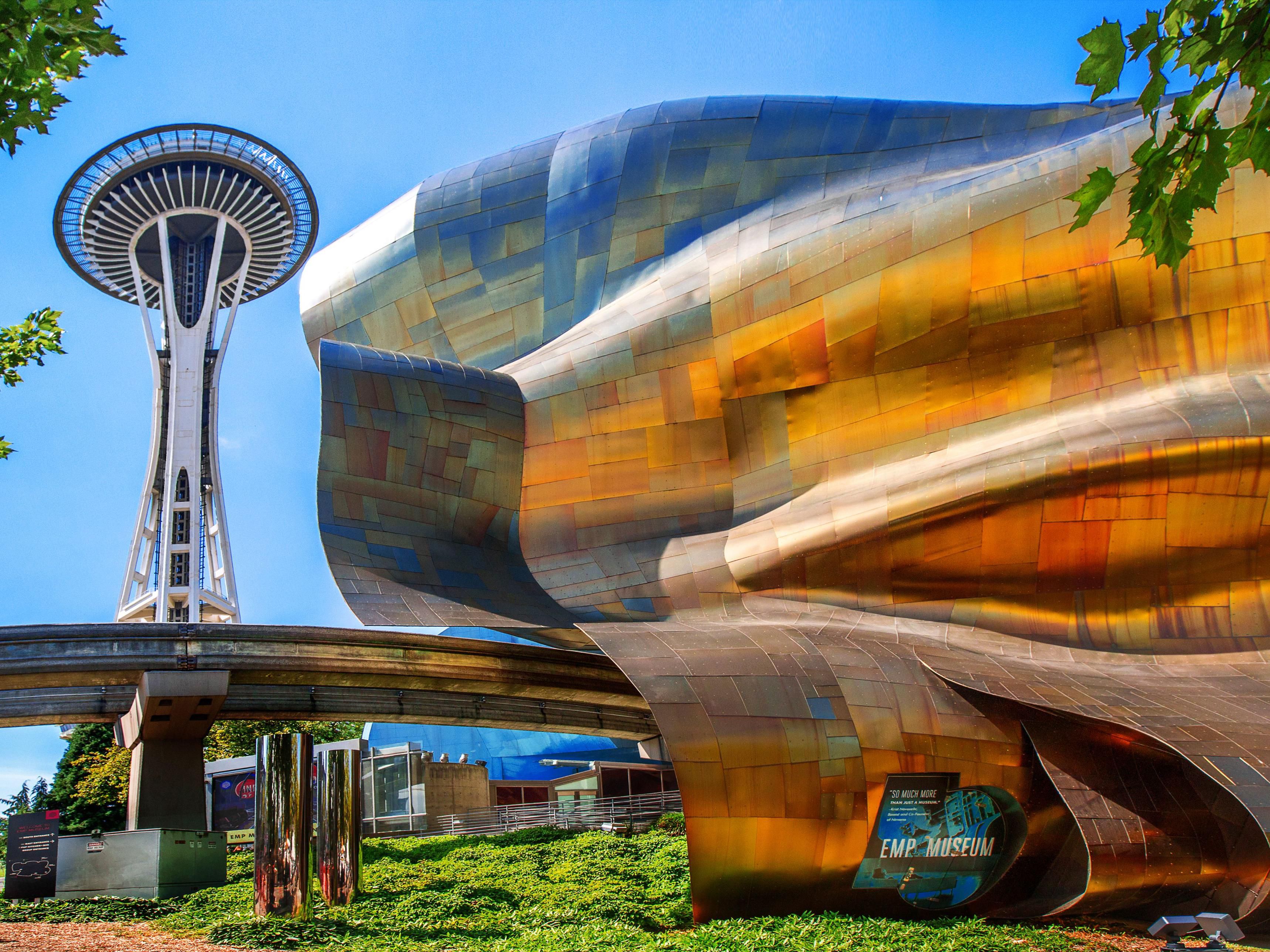 Connect to the extraordinary at Seattle Center, an active civic, arts and family gathering place, centered around the International Fountain and the site of the 1962 World’s Fair. Home to the Space Needle, Climate Pledge Arena, Museum of Pop Culture and Chihuly Garden & Glass, and the Pacific Science Center.