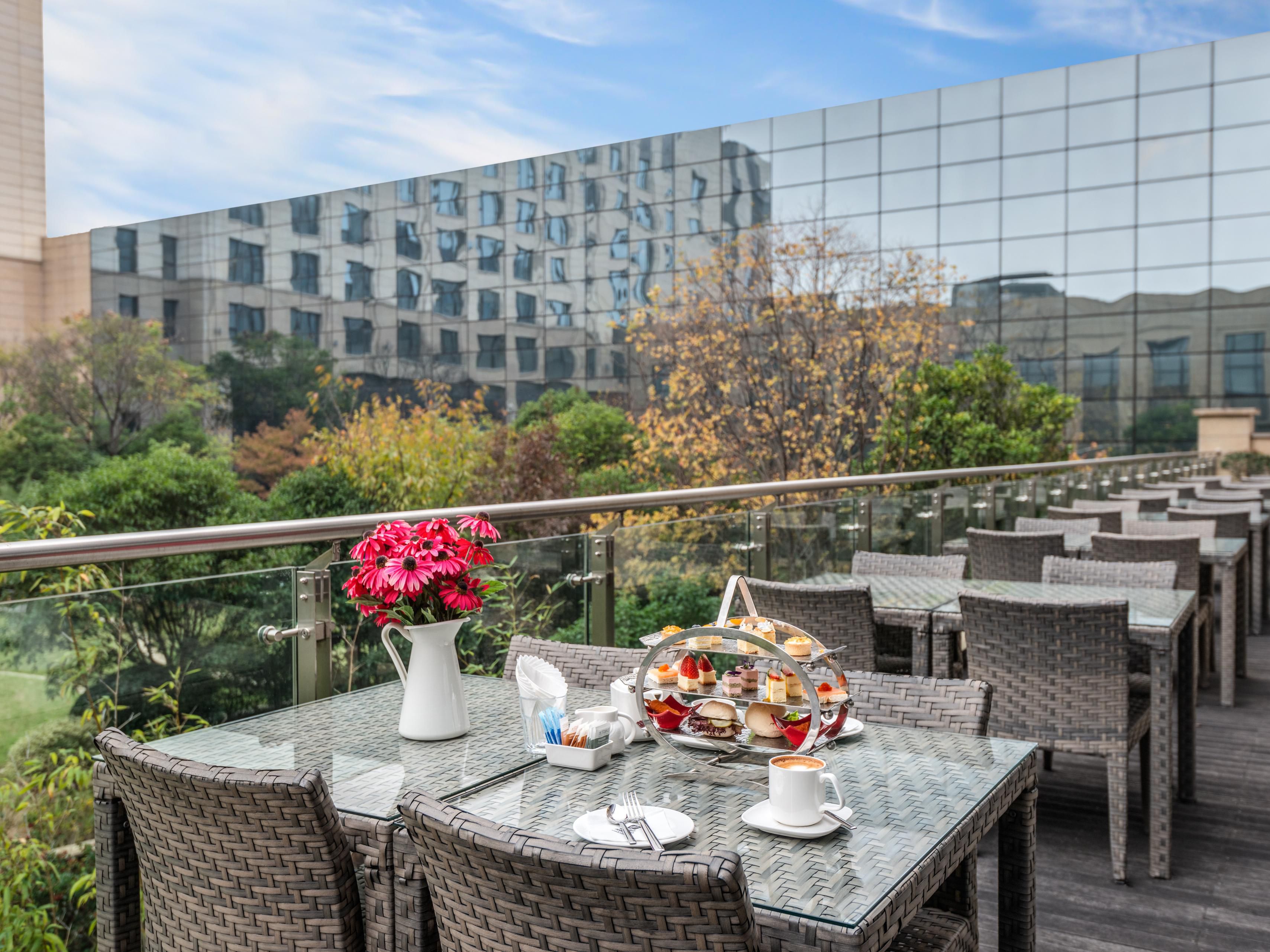 ゲスト用パティオ 