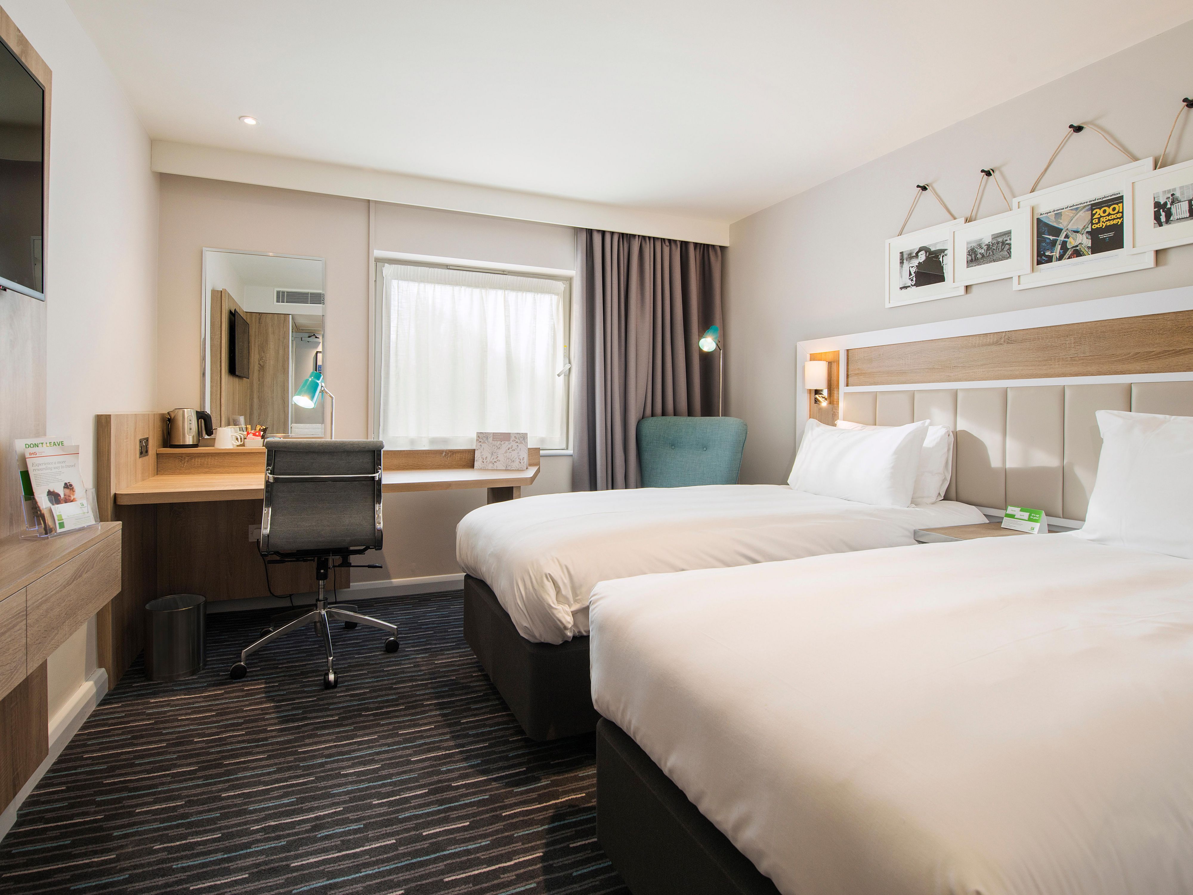 Twin room, newly refurbished, Zip and link bed