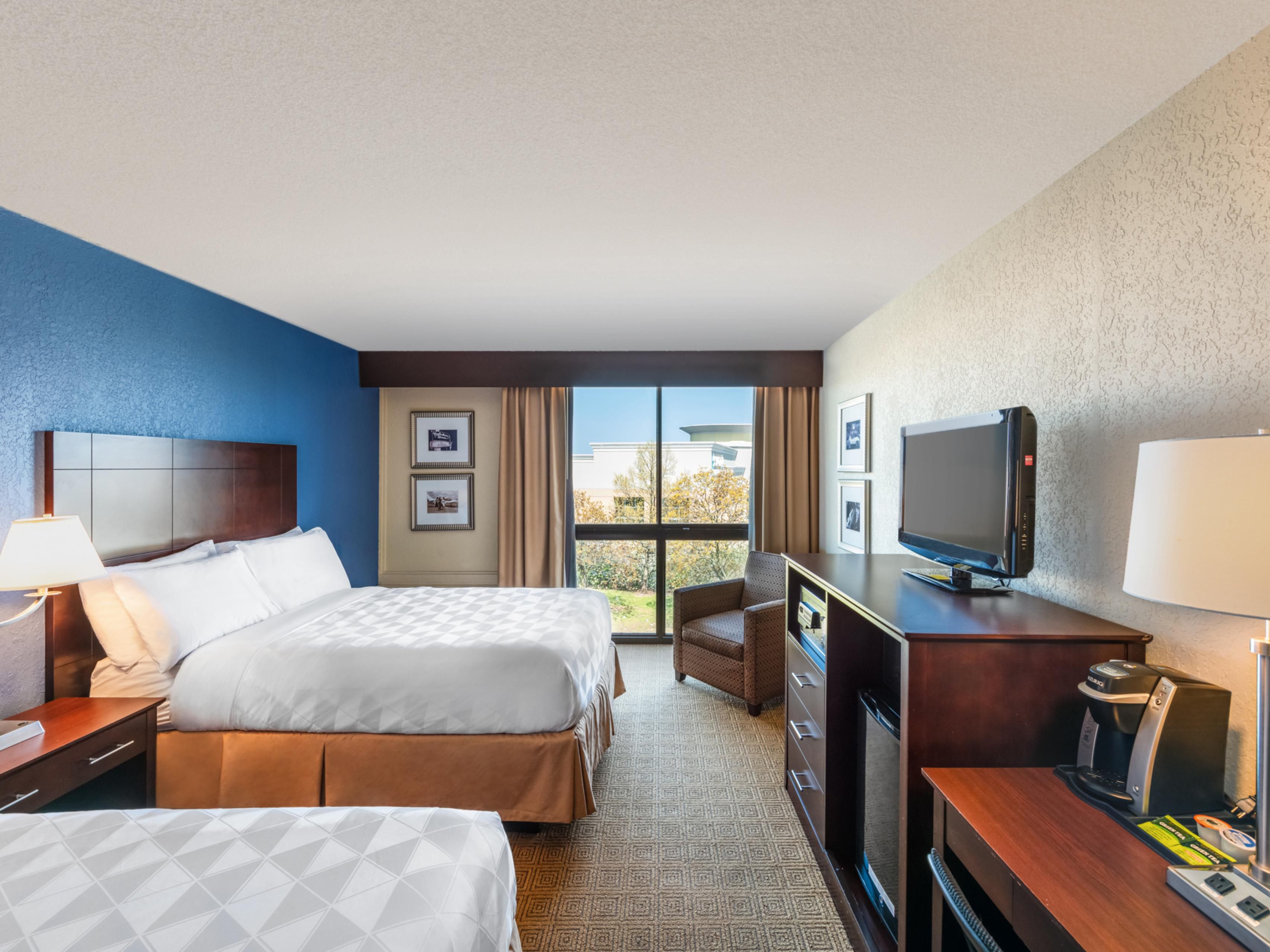 Make yourself at home in our guest rooms.