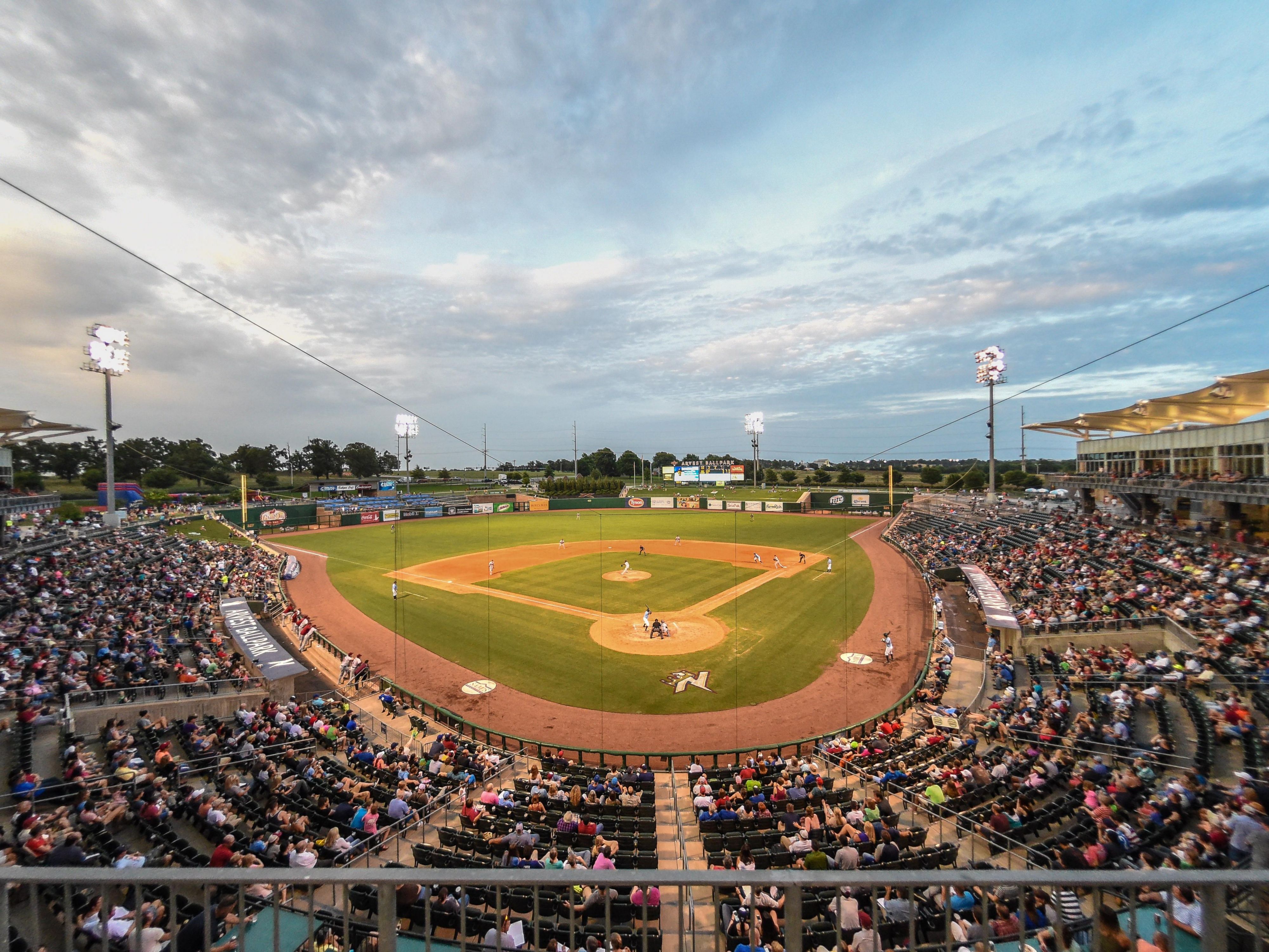 You can catch a NWA Naturals (Double A affiliate of the Kansas City Royals) baseball game at Arvest Ballpark, a mere 1.4 miles from the hotel.