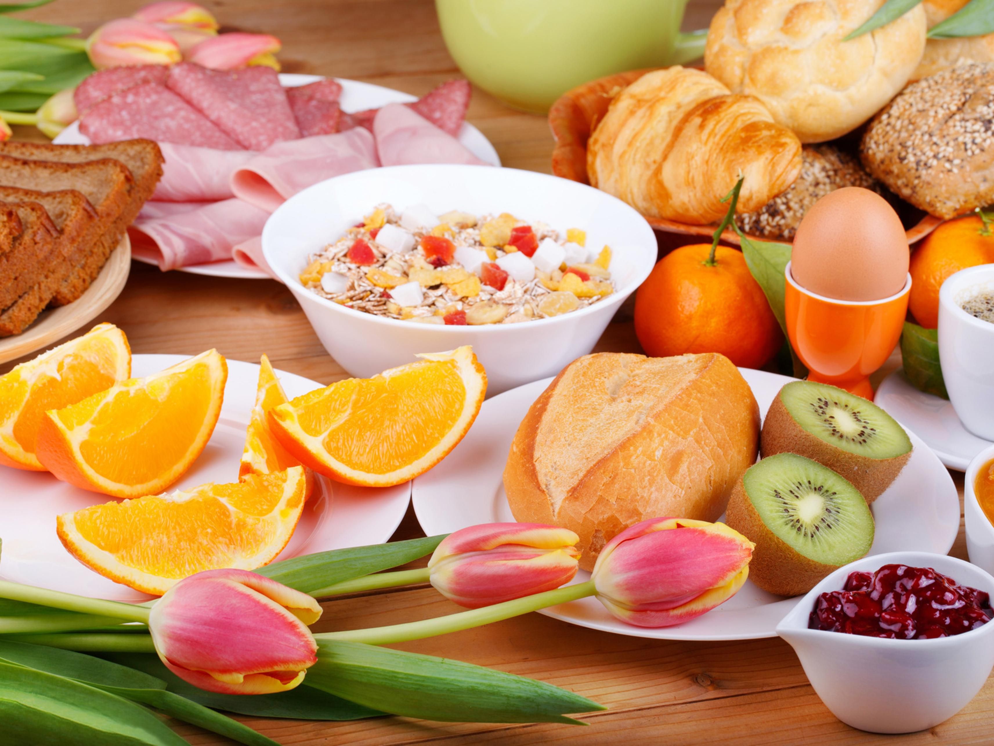 Frühstücksrabatte im Voraus