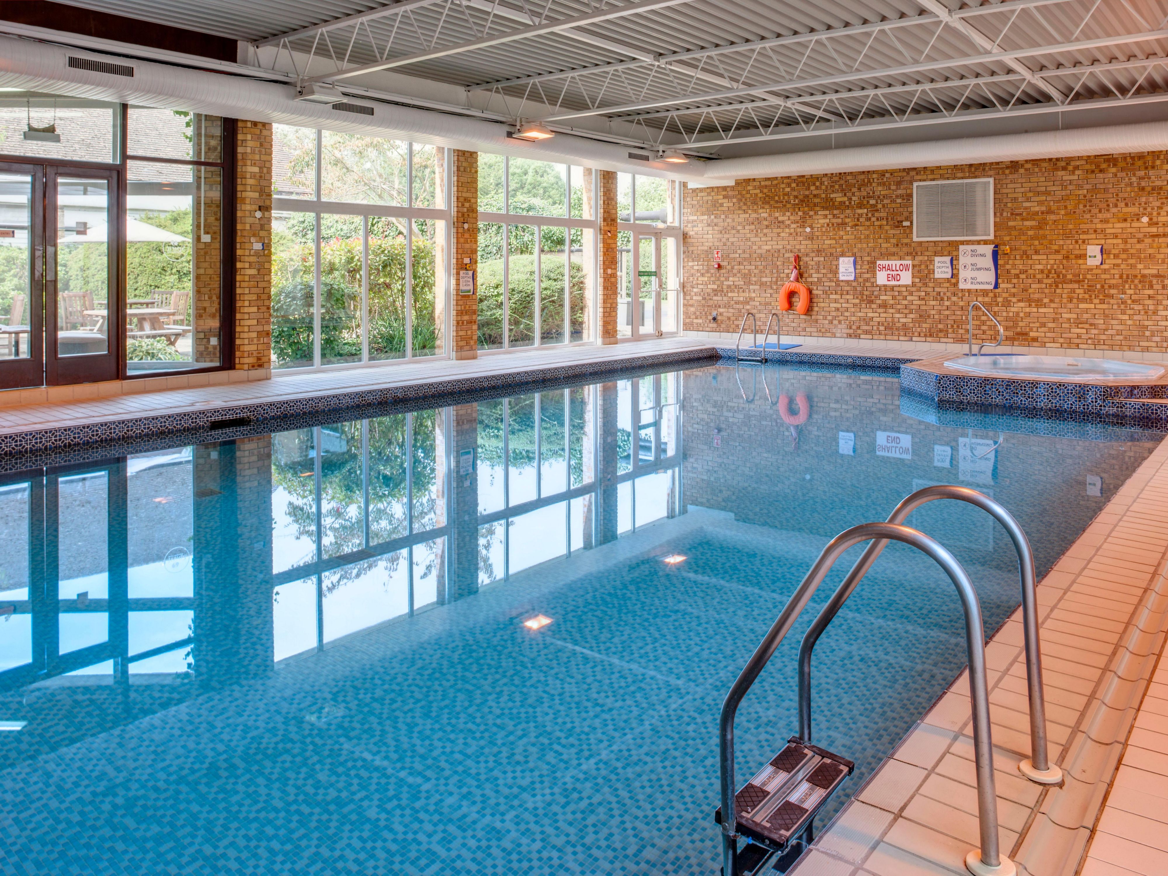 Do a few lengths or just splash about in our swimming pool