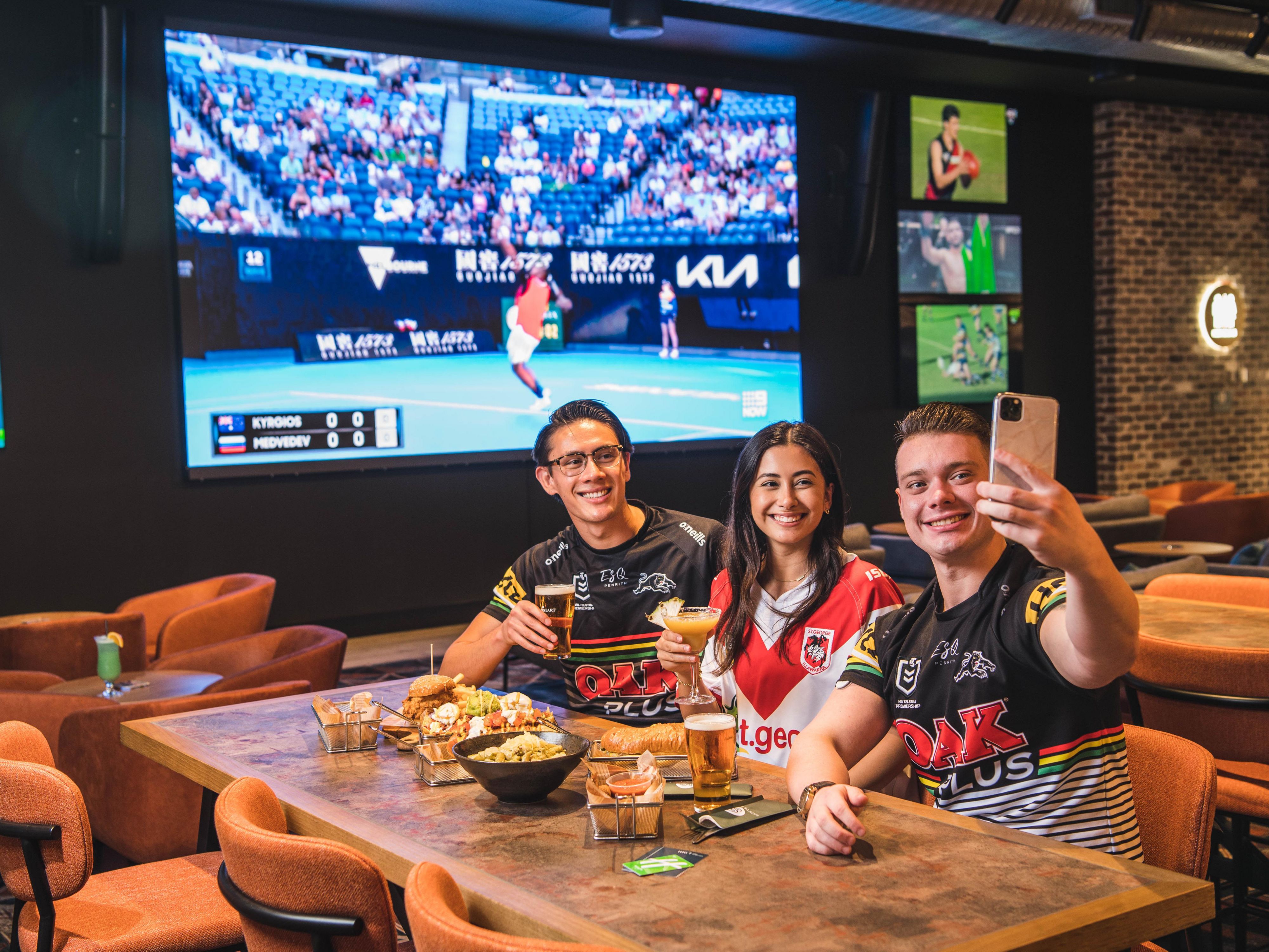 Saints Sports is quite literally in a league of its own. You can witness every big game, race, fight or match in one of the best sports bar in Sydney. With an extensive range of beverages including 18 beers on tap, signature cocktails, wine on tap, and multiple big screens, this is sport viewing fit for a king!