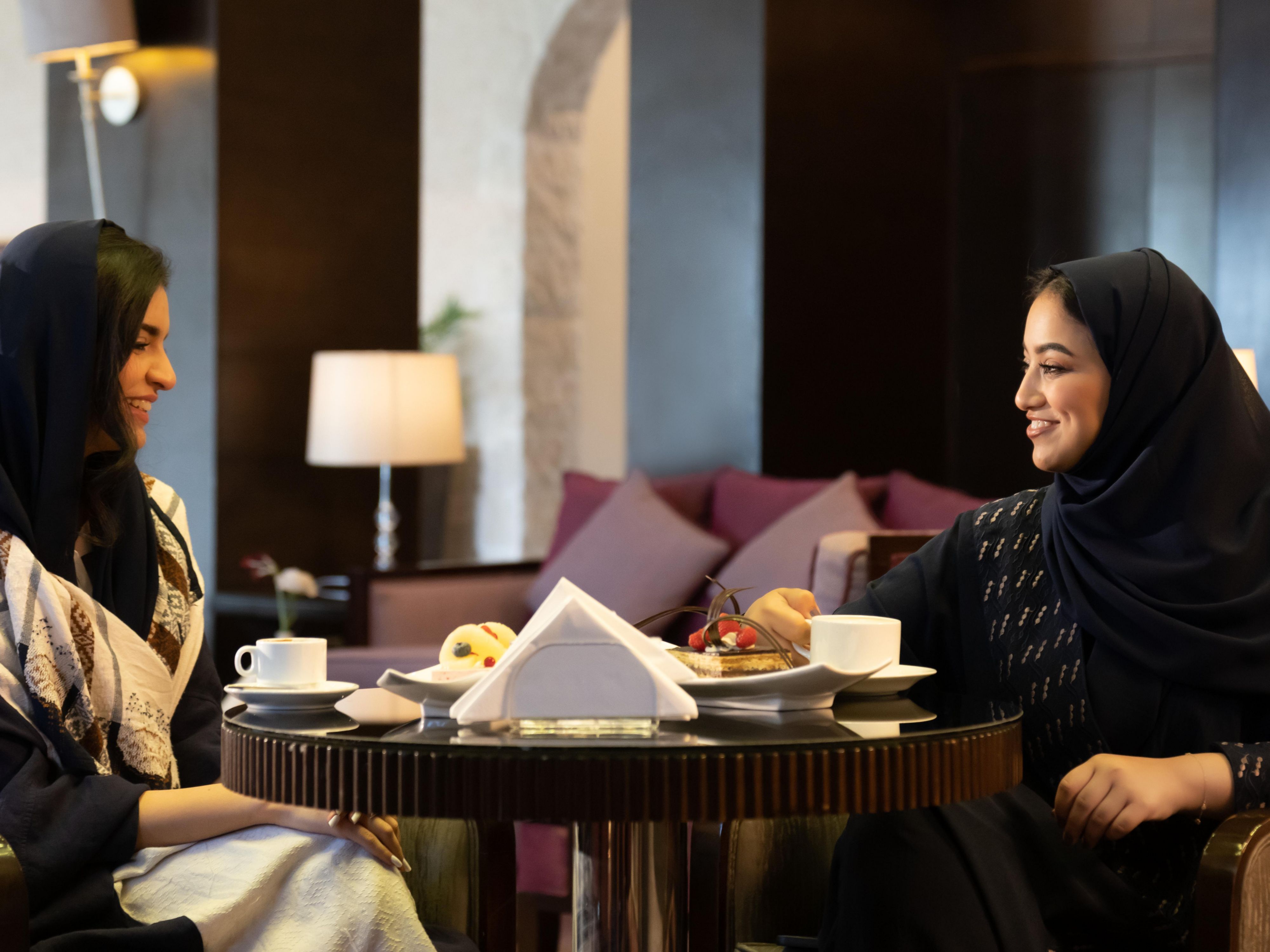 Sit back and relax at the Lobby Cafe the place to meet with friends or to have a small meeting or to just enjoy reading a book over a cup of coffee. A stylish cafe offering delightful treats and an exceptional relaxed atmospher. The fresh pastries, fresh brewed coffee or tea are not to be missed.