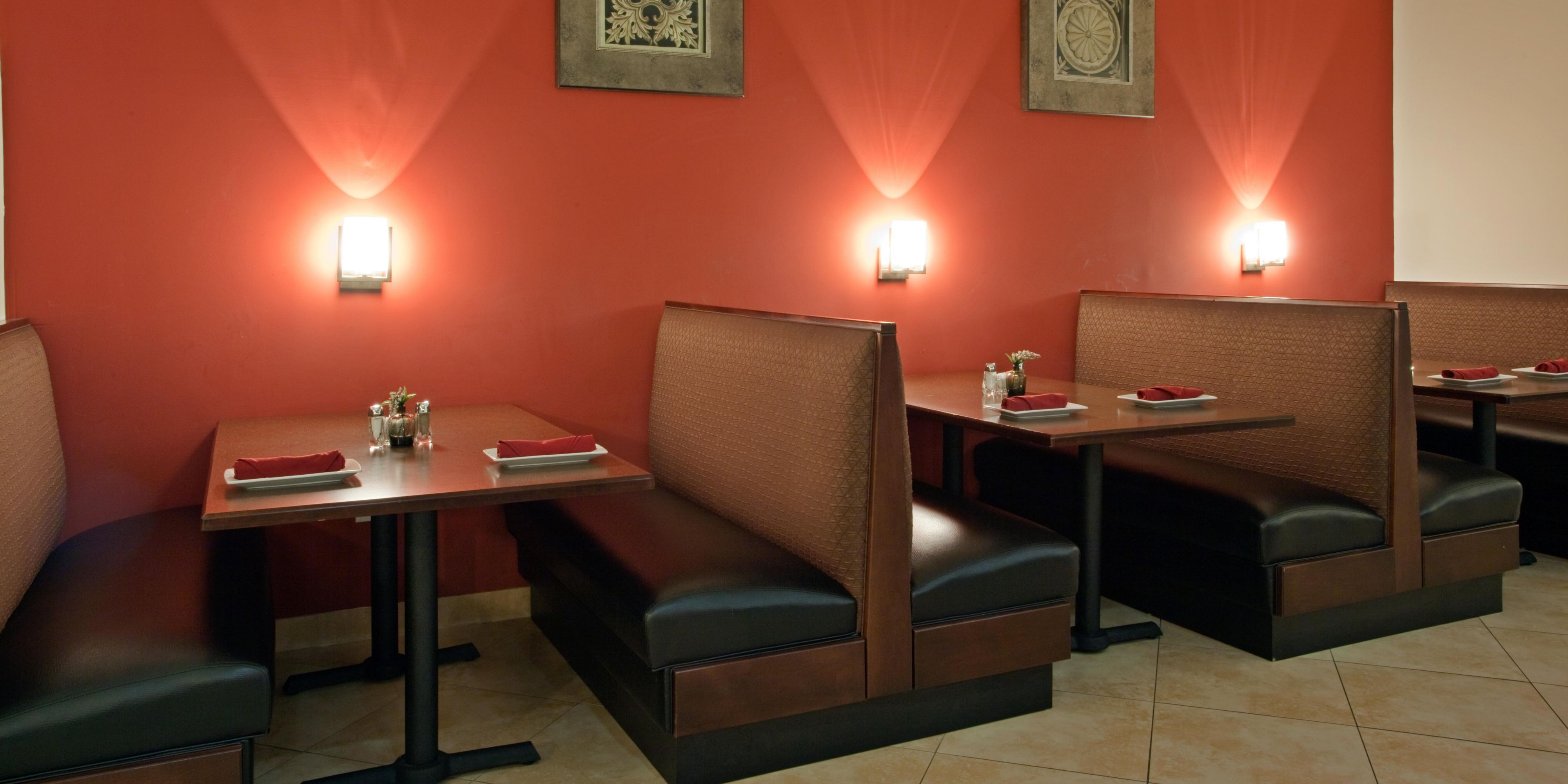 Booth Seating Available for Both Breakfast and Dinner