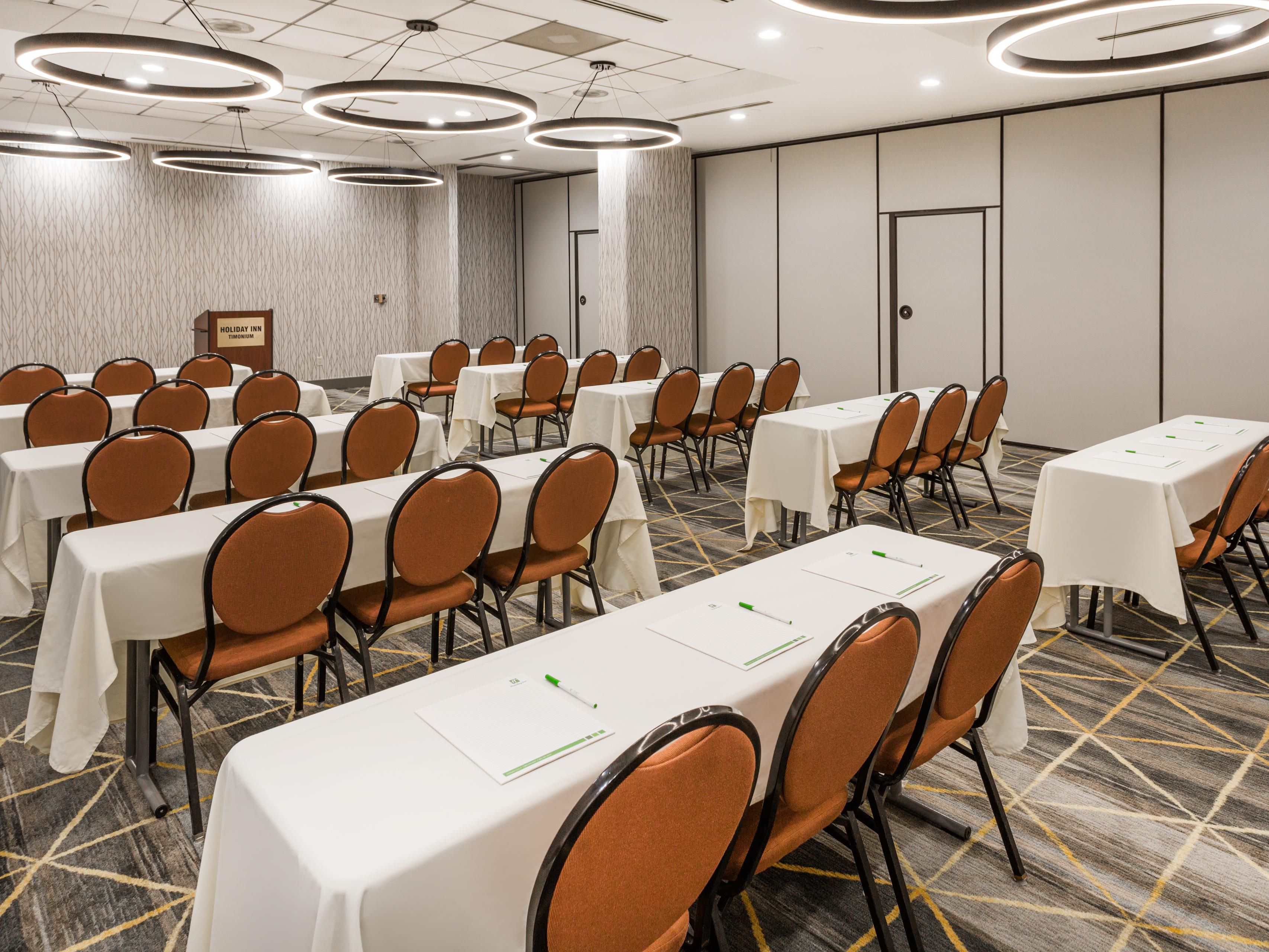 Hold your next corporate event with us in our renovated meeting space or brand new Boardroom! We have a variety of options to meet your catering and A/V needs.