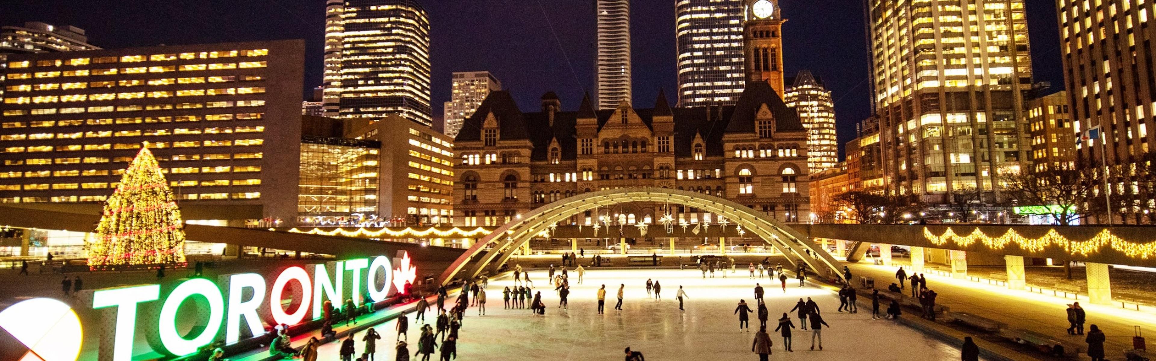 Patinaje en Nathon Phillips Square