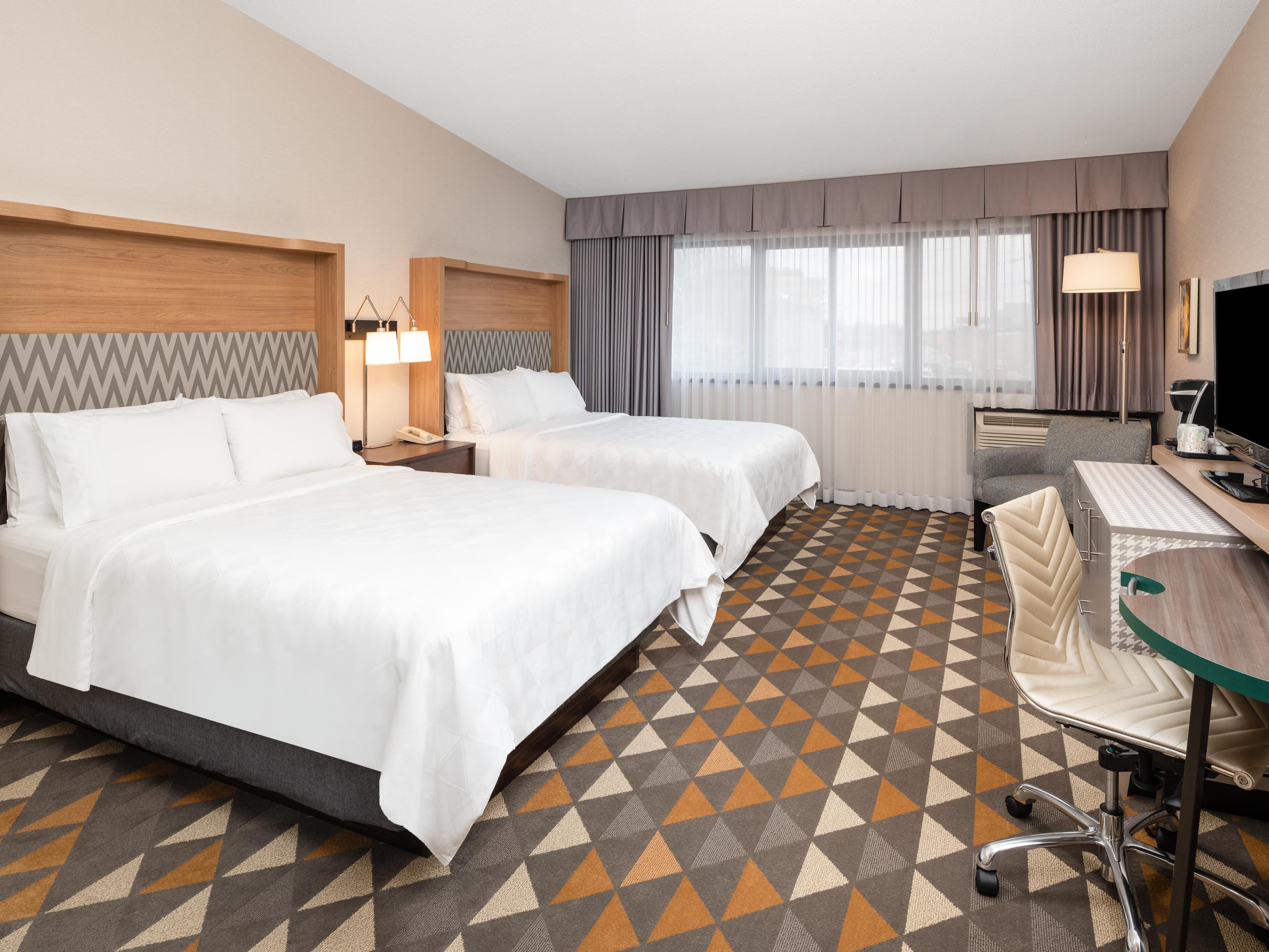 Each spacious room is designed for your ultimate comfort.