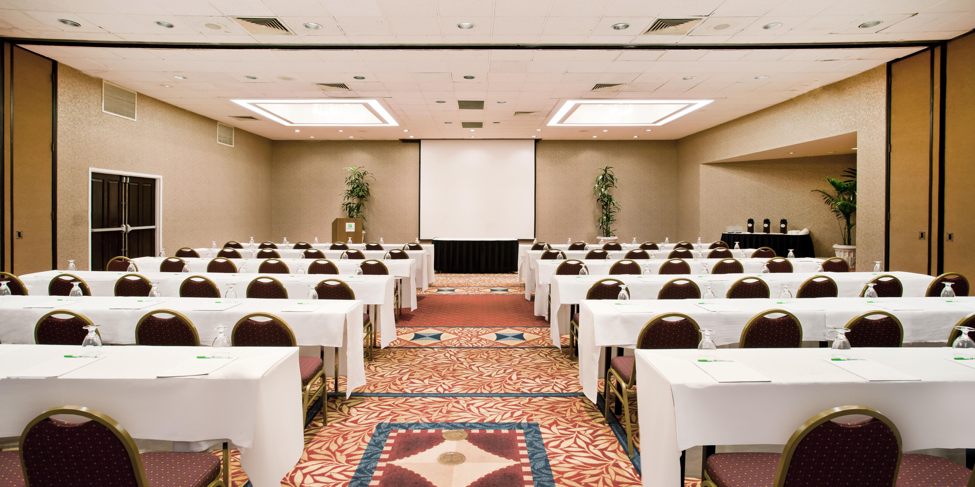 Gateway Ballroom and Holiday Inn Torrence set up for a successful seminar.