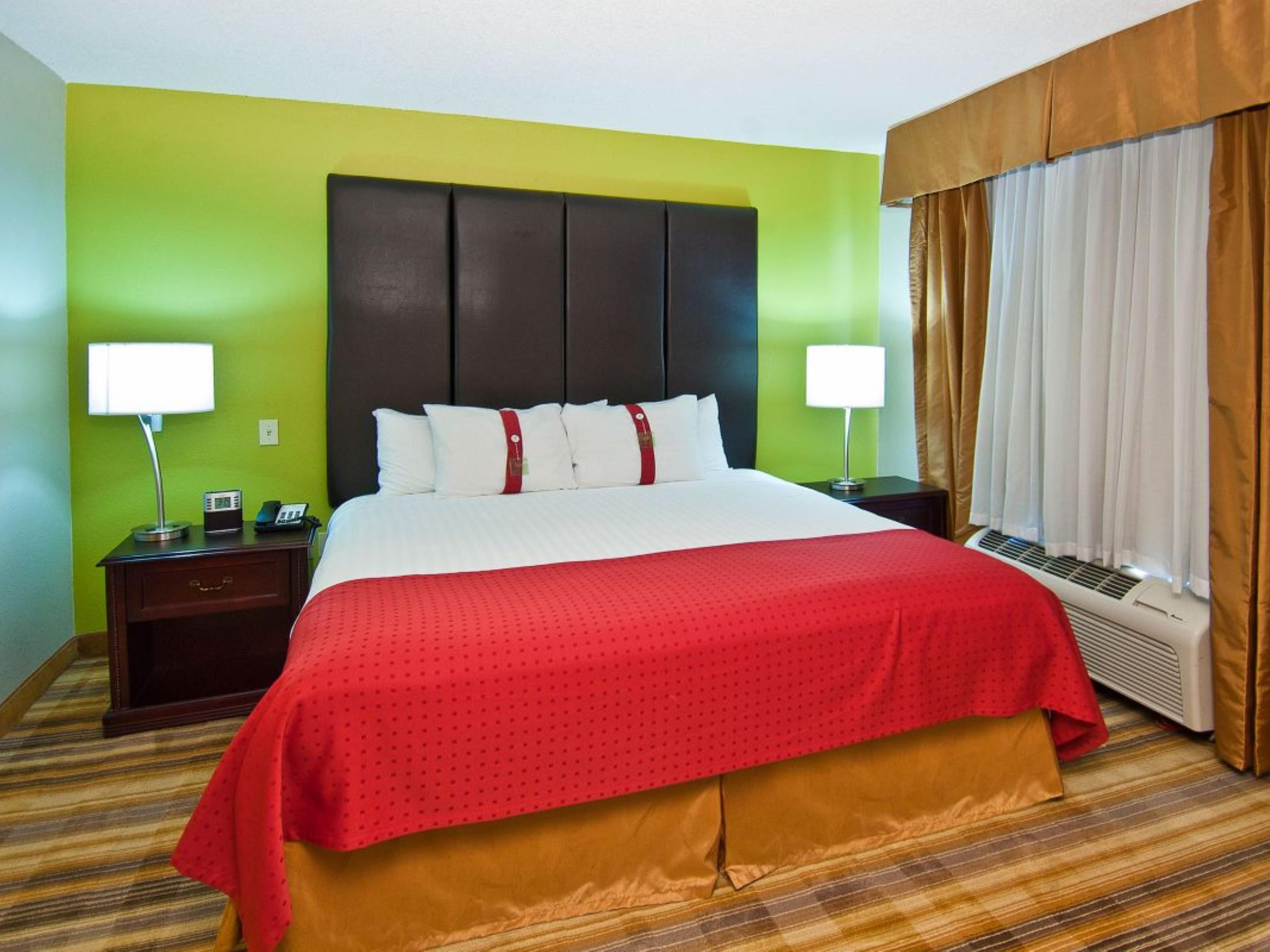 Snuggle into a comfy king bed room and relax!
