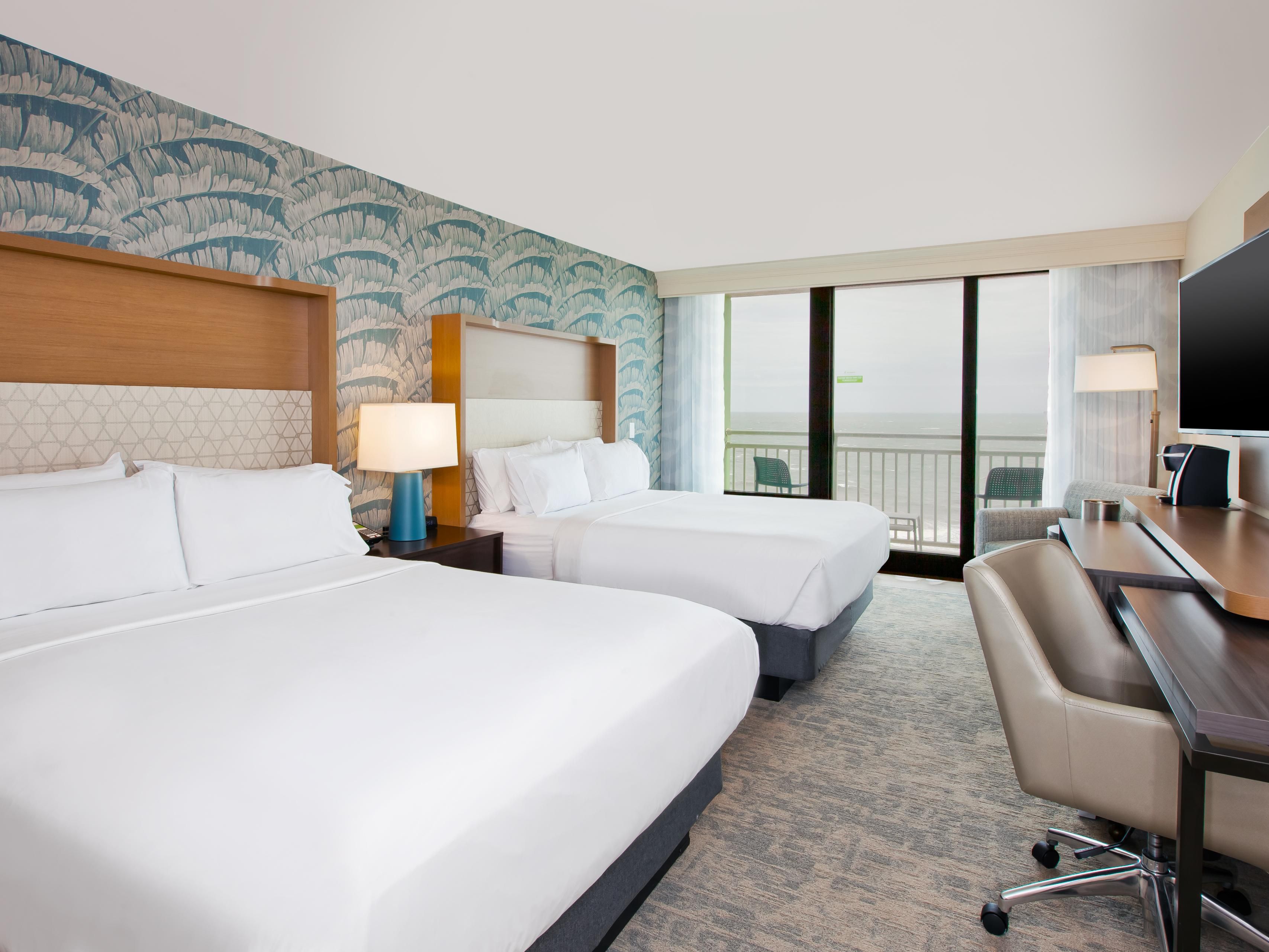 This hotel just completed a top to bottom renovation of all guest rooms and public spaces.
