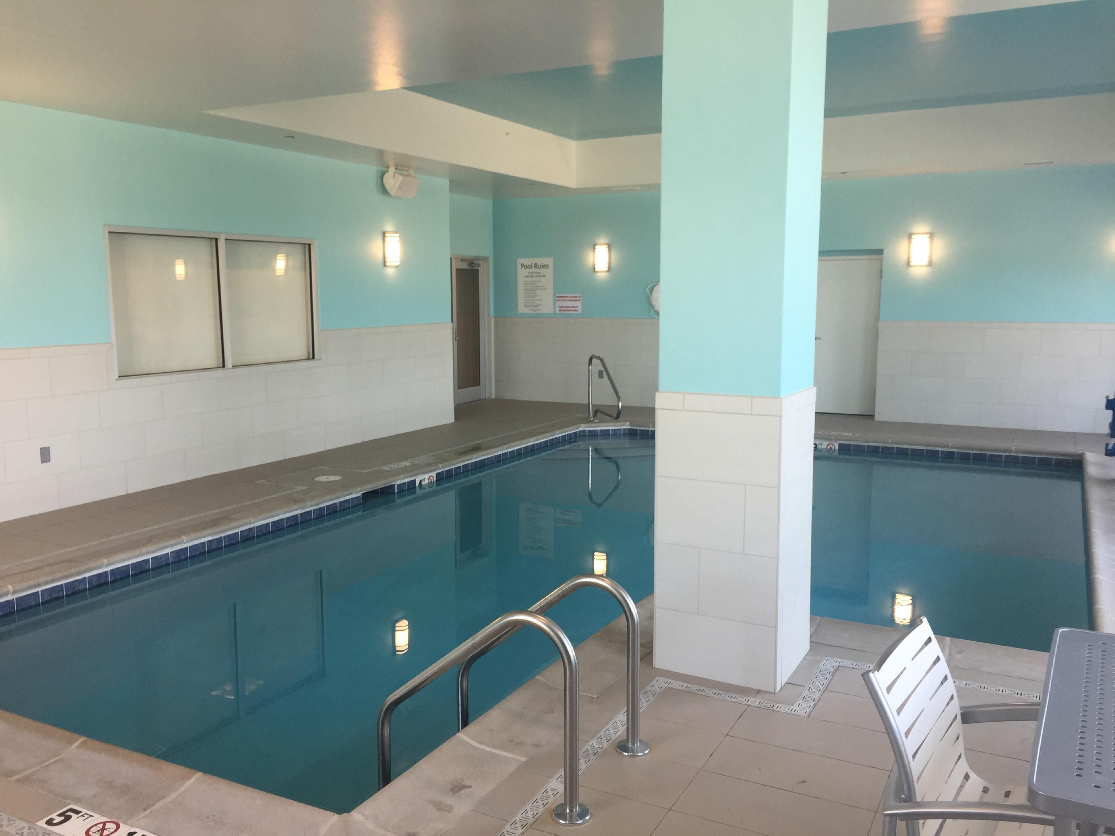 Refresh in our indoor heated pool.