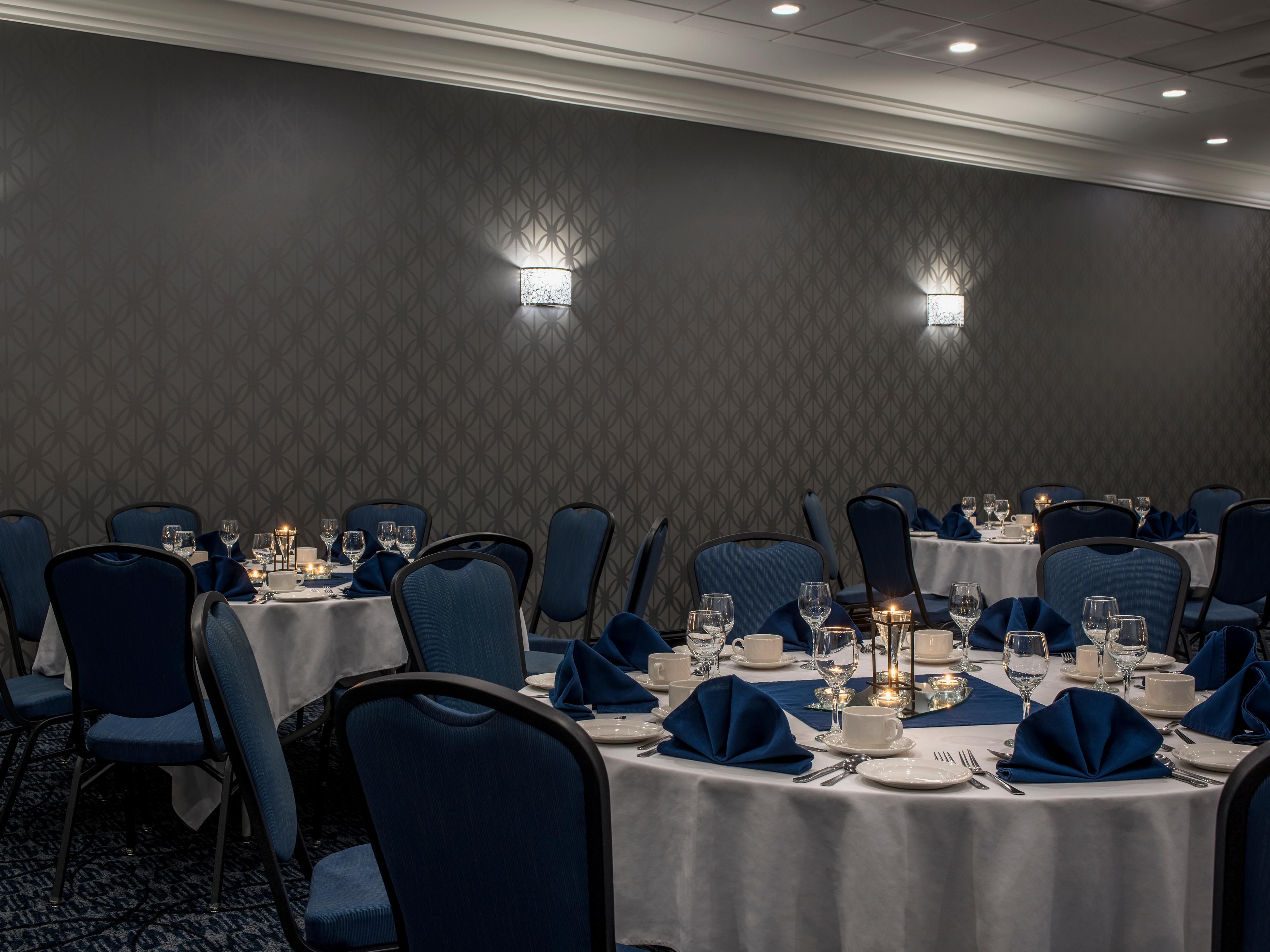 With nine spacious conference rooms, we have everything you need including catering and A/V services for up to 300 guests. All 8,000 sq. ft. is open concept and barrier-free. Our team is ready to deliver creative and inviting solutions to fit your next meeting or special event needs. 