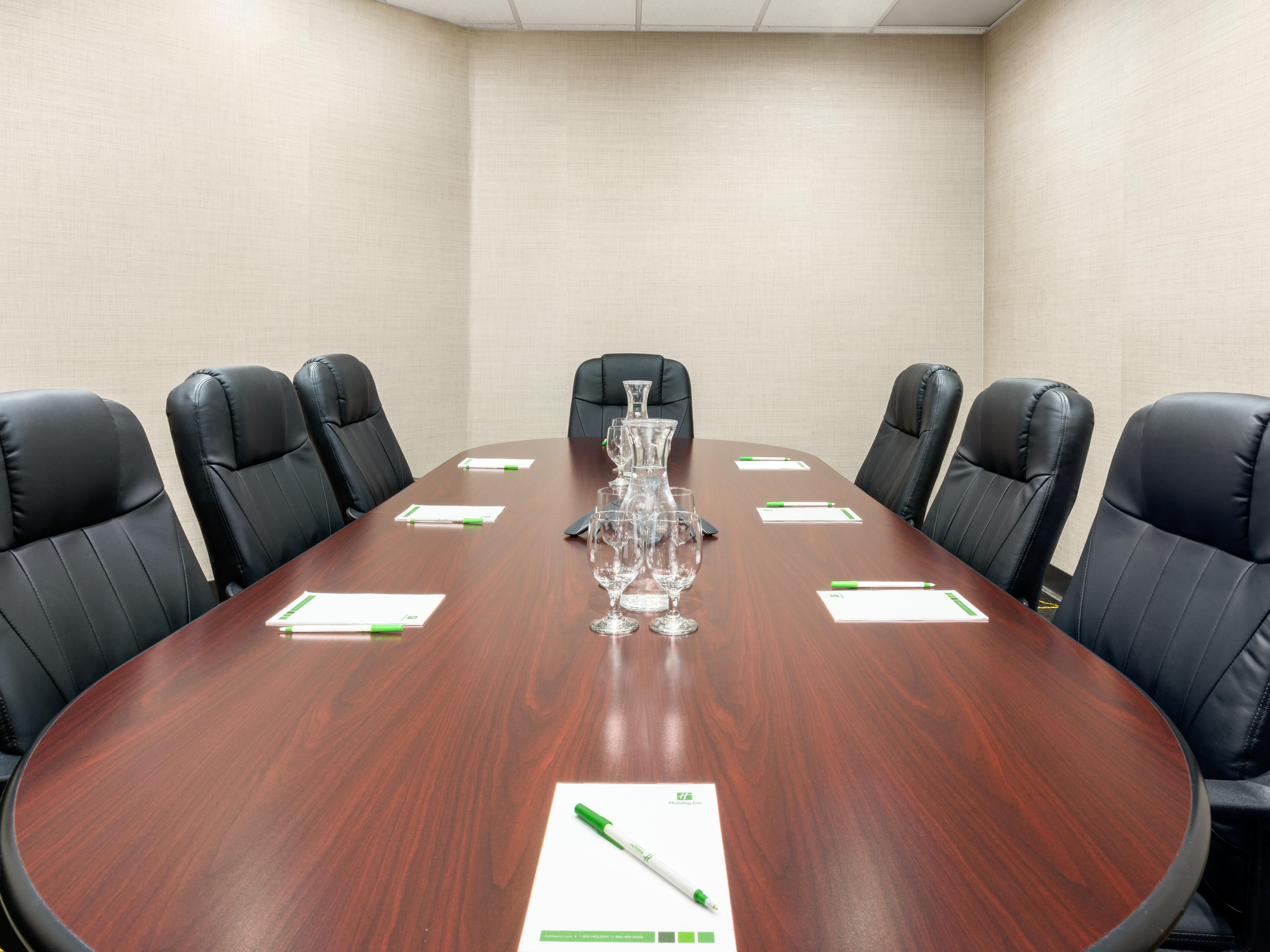 Gather your group in one of our four flexible meeting rooms, including the Vineyard Ballroom for up to 150 guests. Our team handles the details so you can focus on your event.