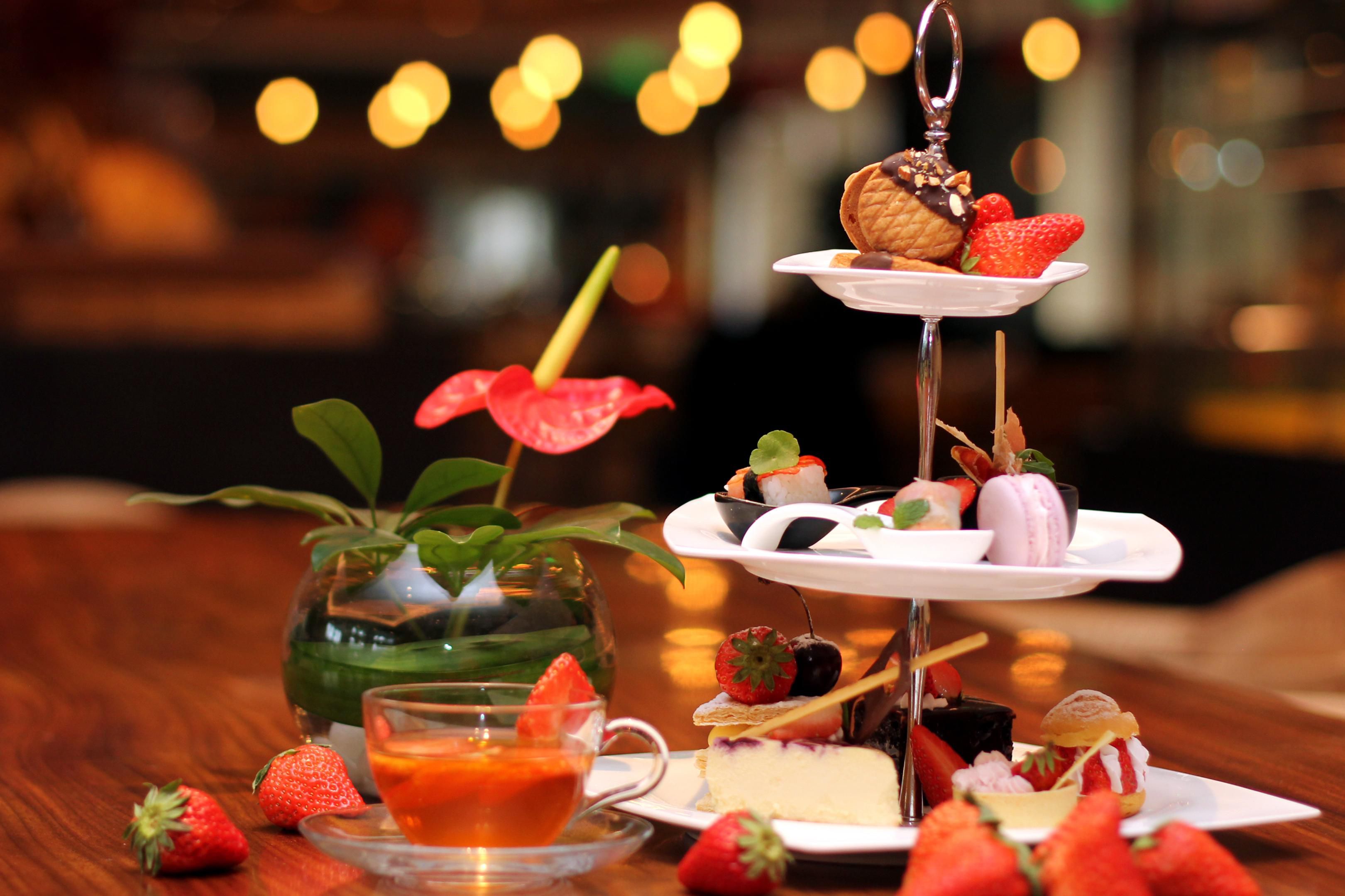 Fall in love with strawberry Afternoon Tea