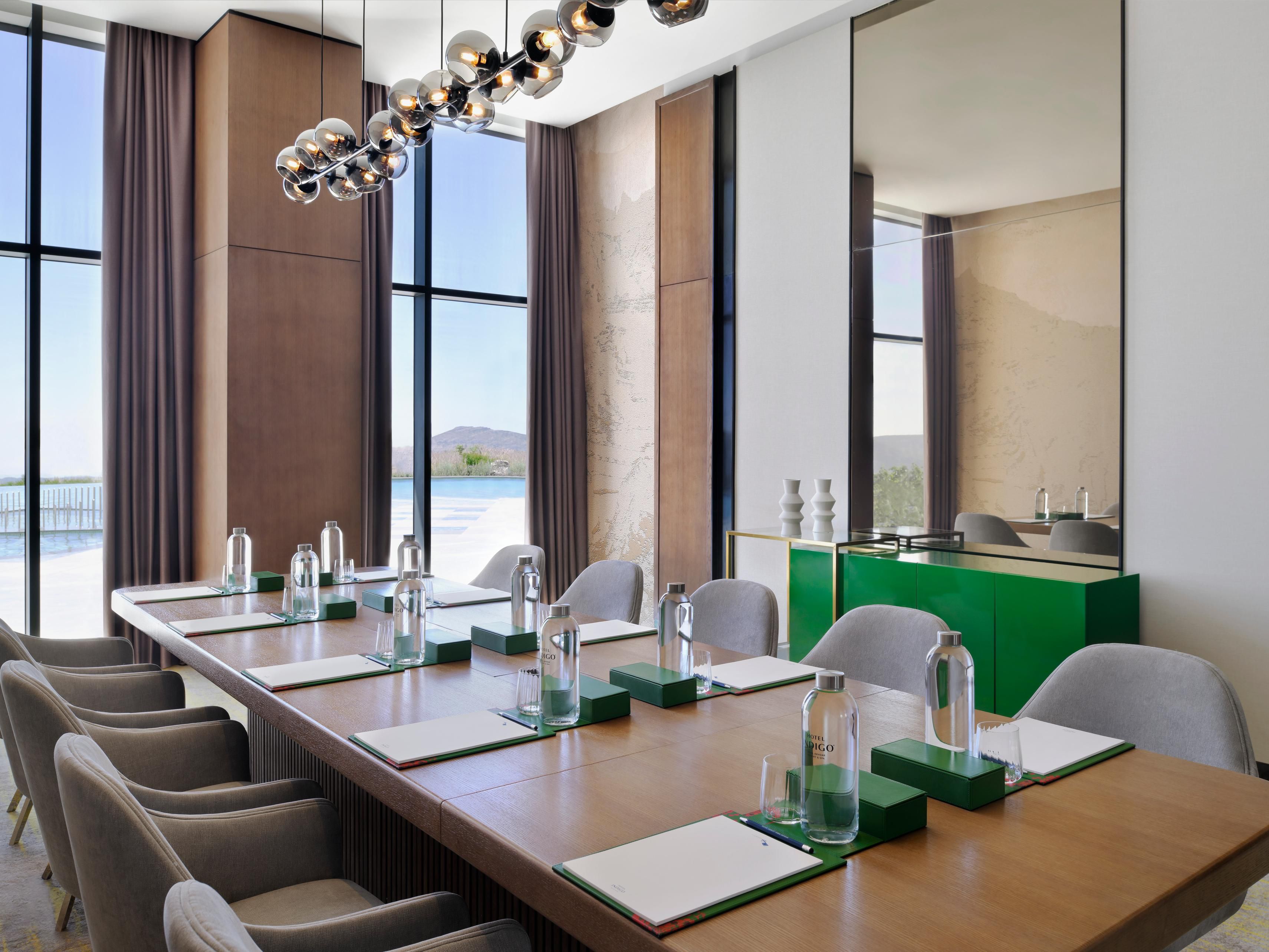 Luxury meetings with stunning views at Jabal Akhdar's peak