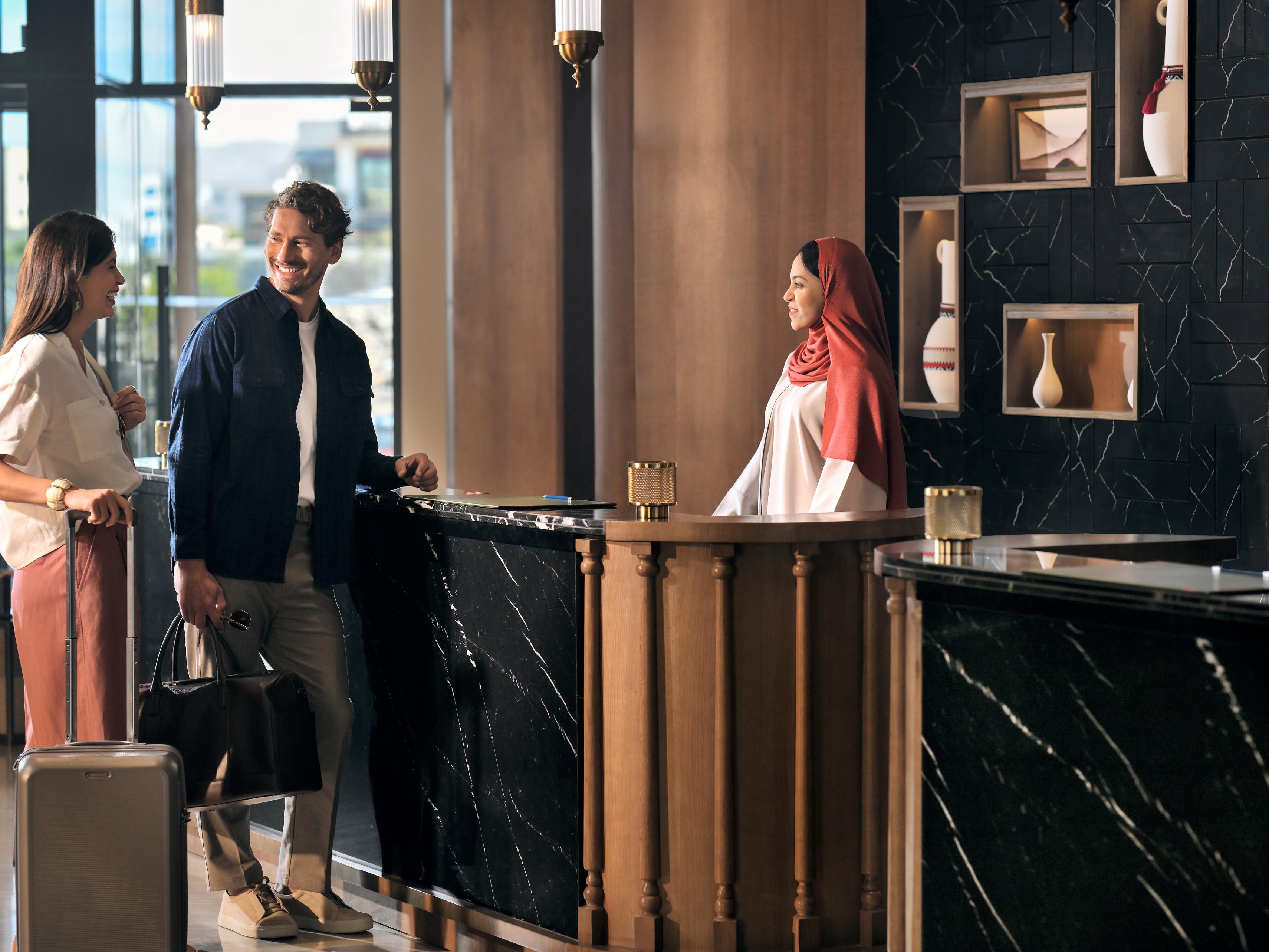 Enjoy a warm welcome from our hotel team, making you feel at home