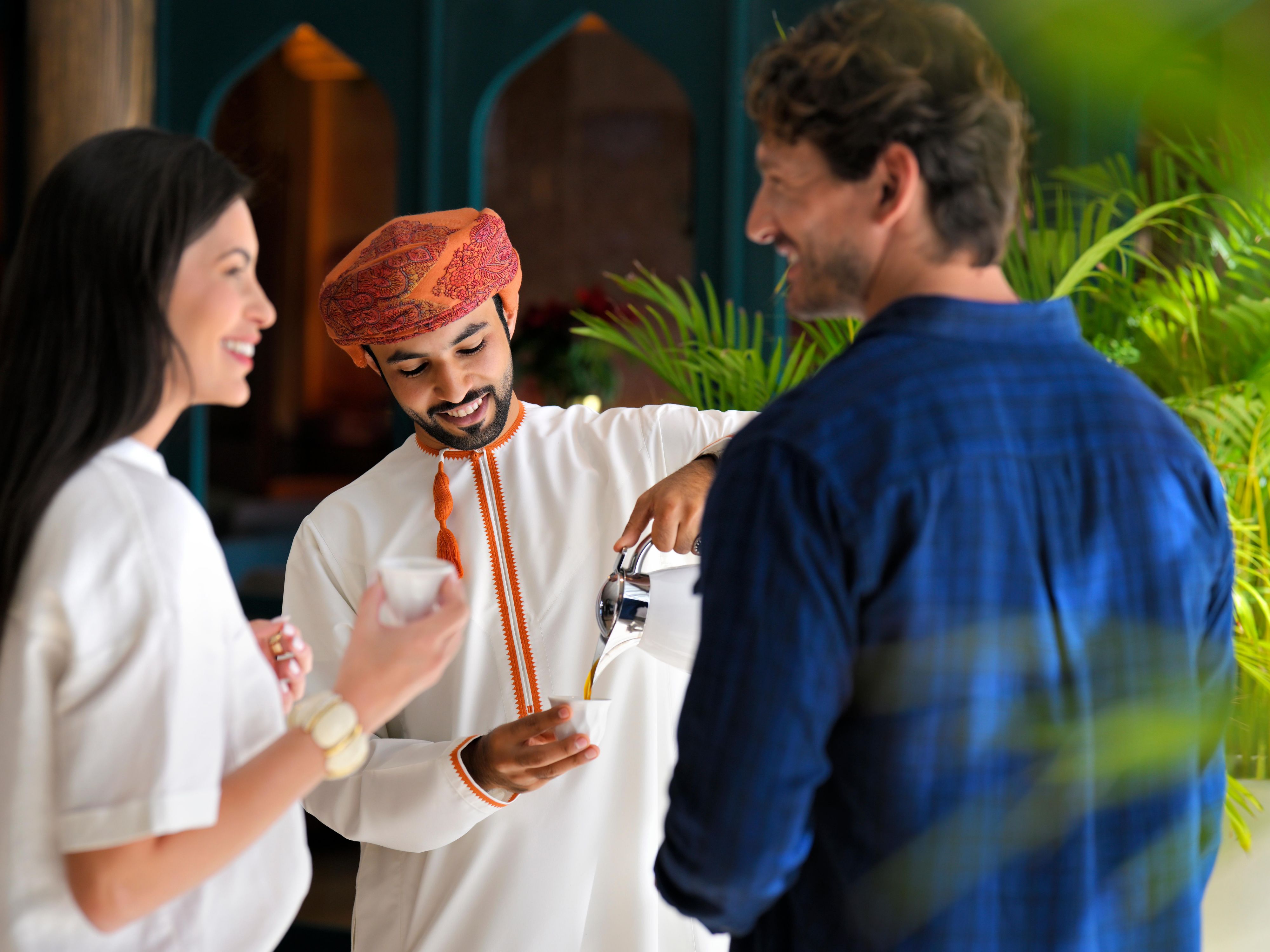 Step into the lobby and feel the warmth of Oman's welcome