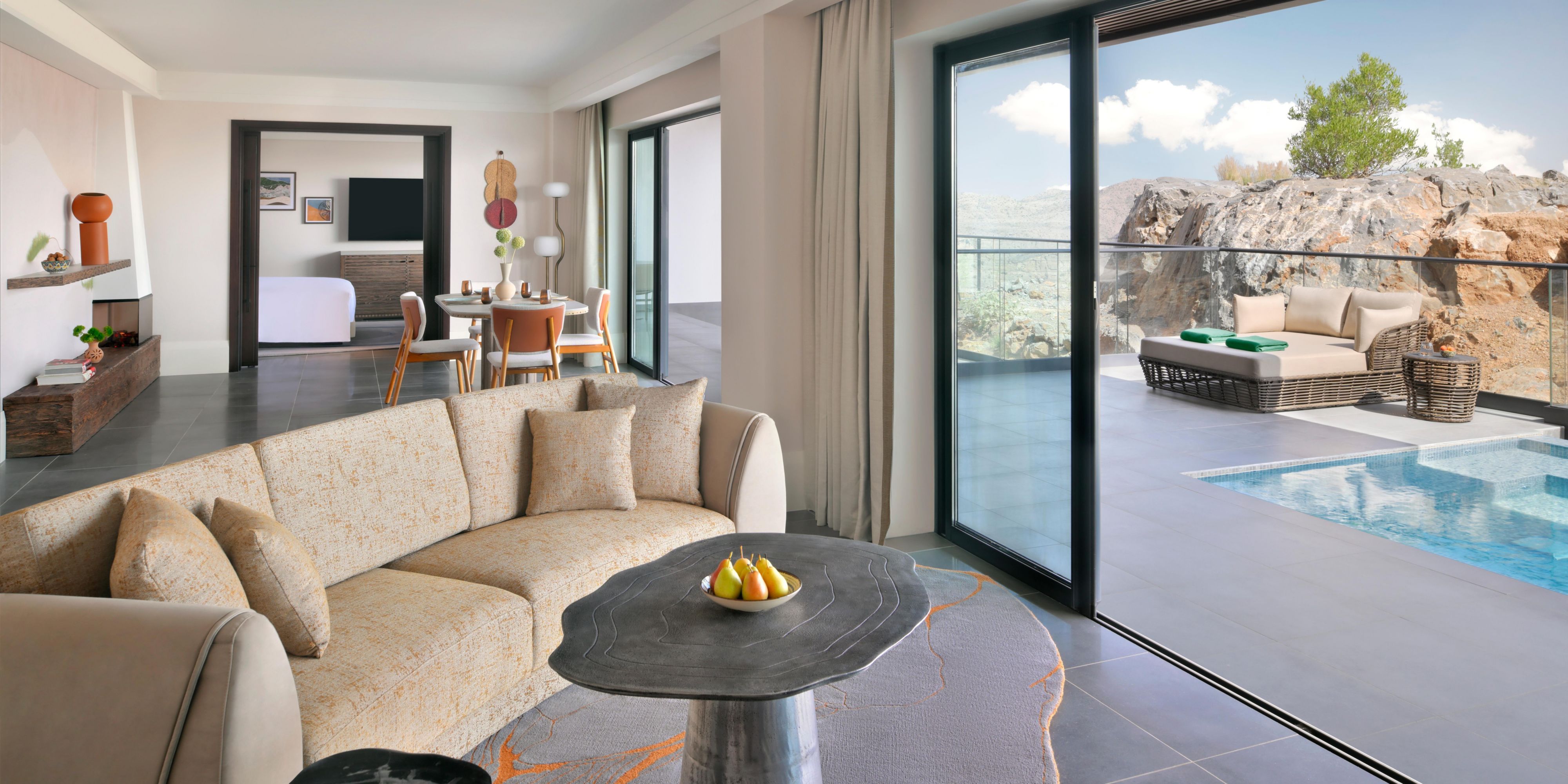 Canyon view with a two-bedroom pool retreat