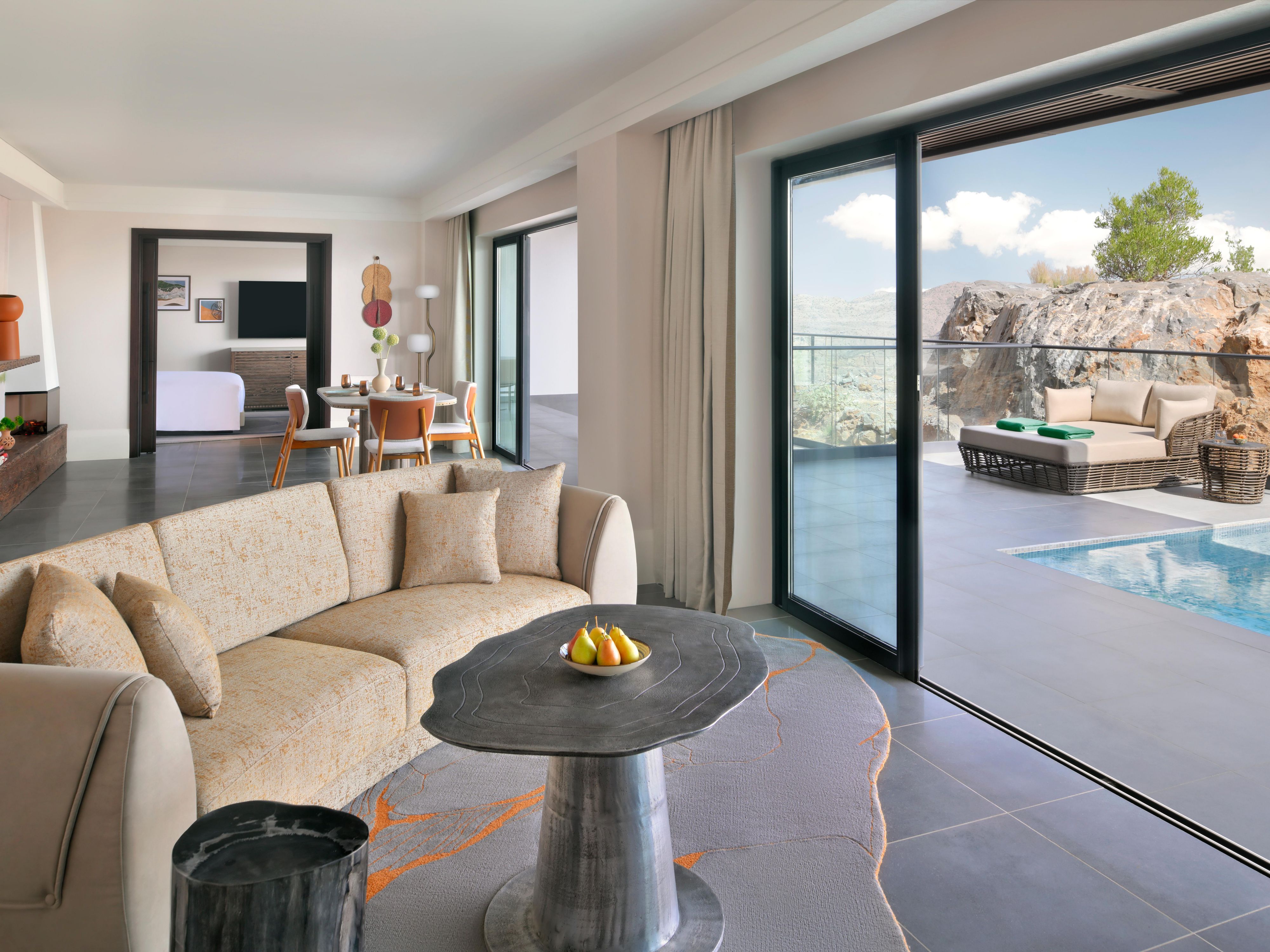 Canyon view with a two-bedroom pool retreat