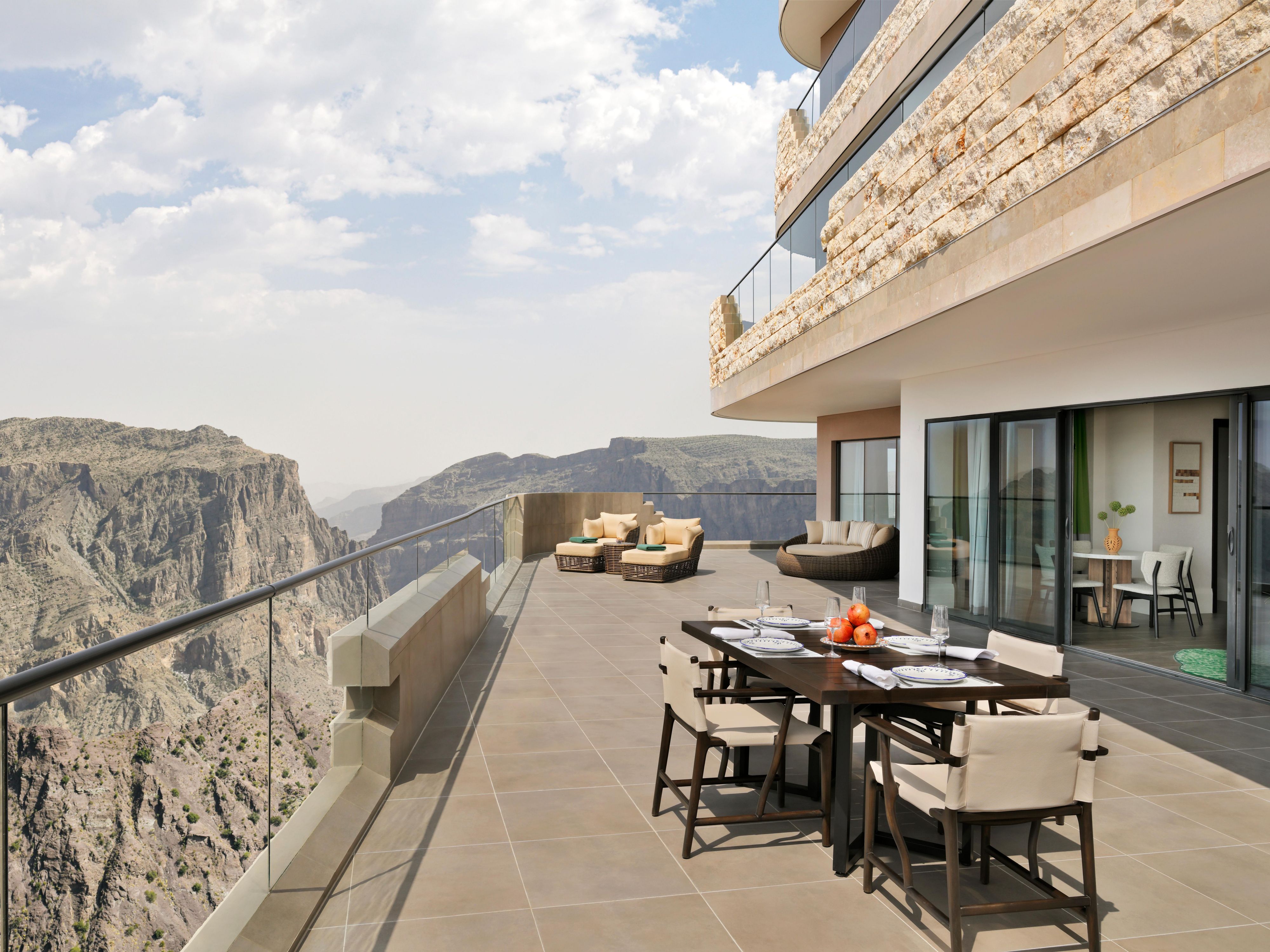 Experience luxury in our Two Bedroom Canyon View Terrace Suite