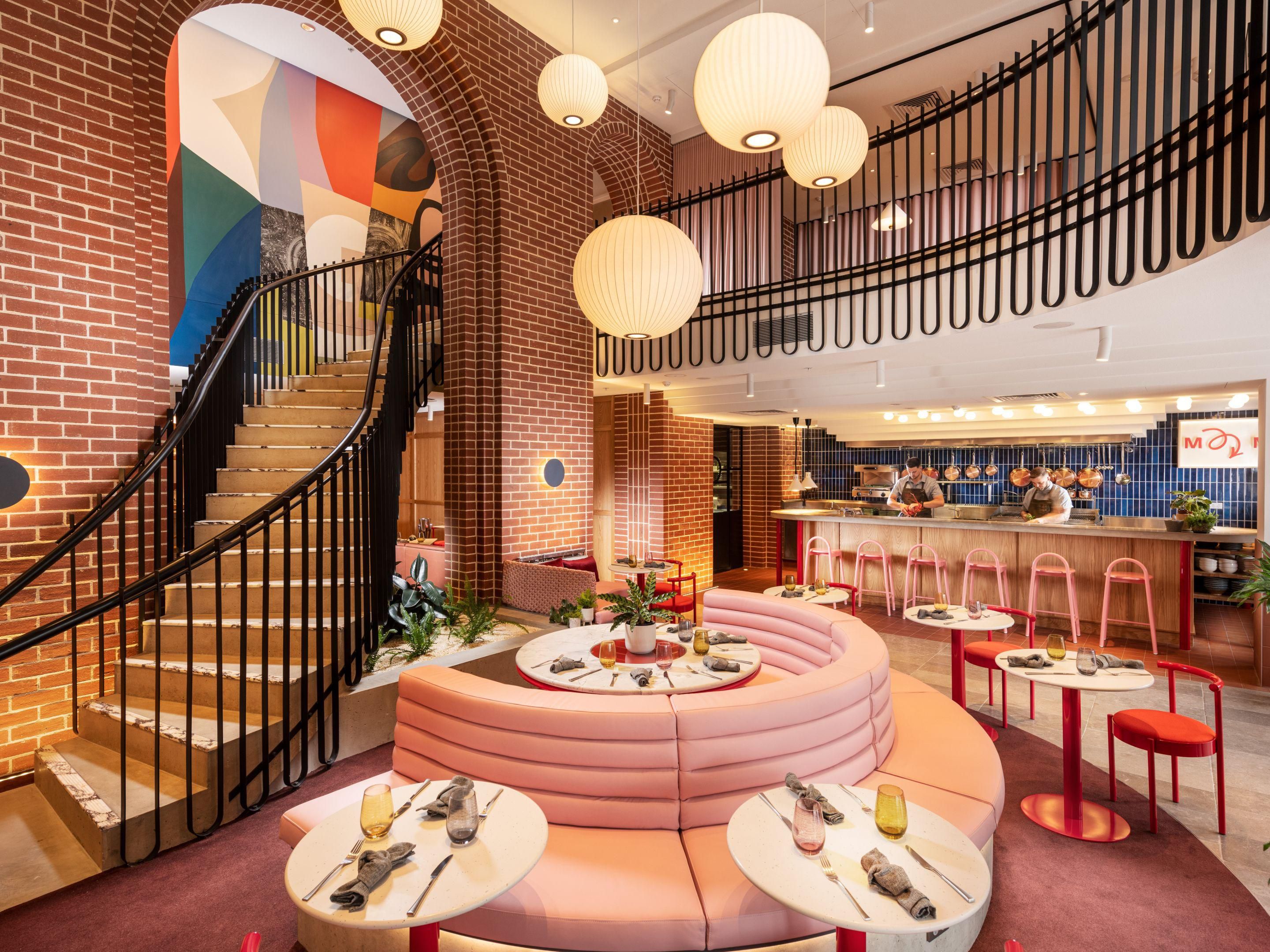 Our modern Italian restaurant and bar Market and Meander encompasses the vast multicultural influences from Grote and Gouger Street and is located on the ground floor. Devour the culinary history of Adelaide that we've imported directly from the neighbourhood. 