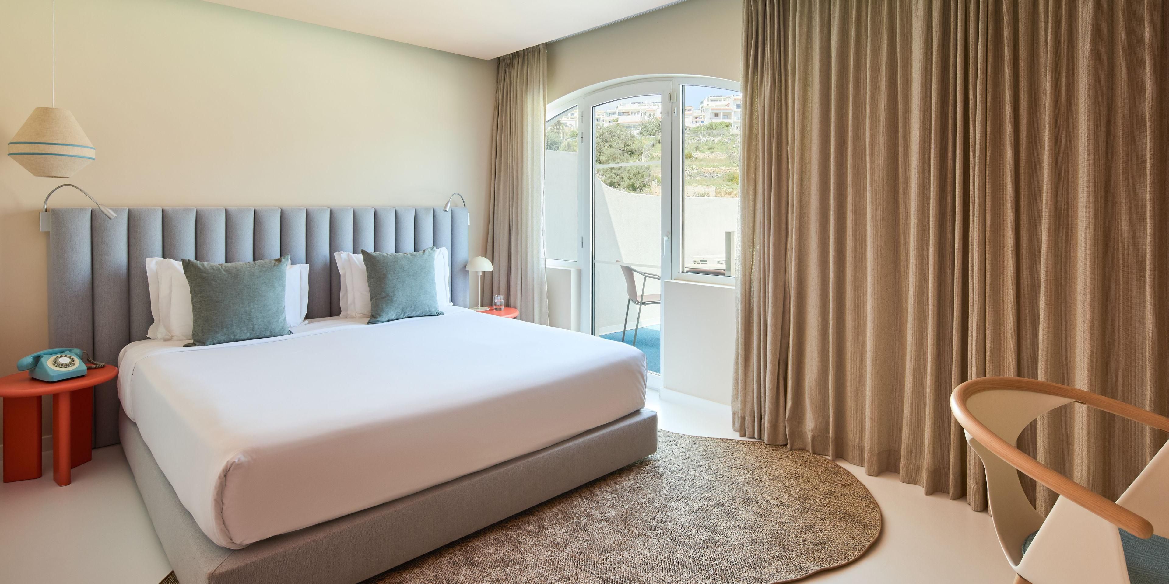 Recharge in a spacious king-sized room with plenty of views.