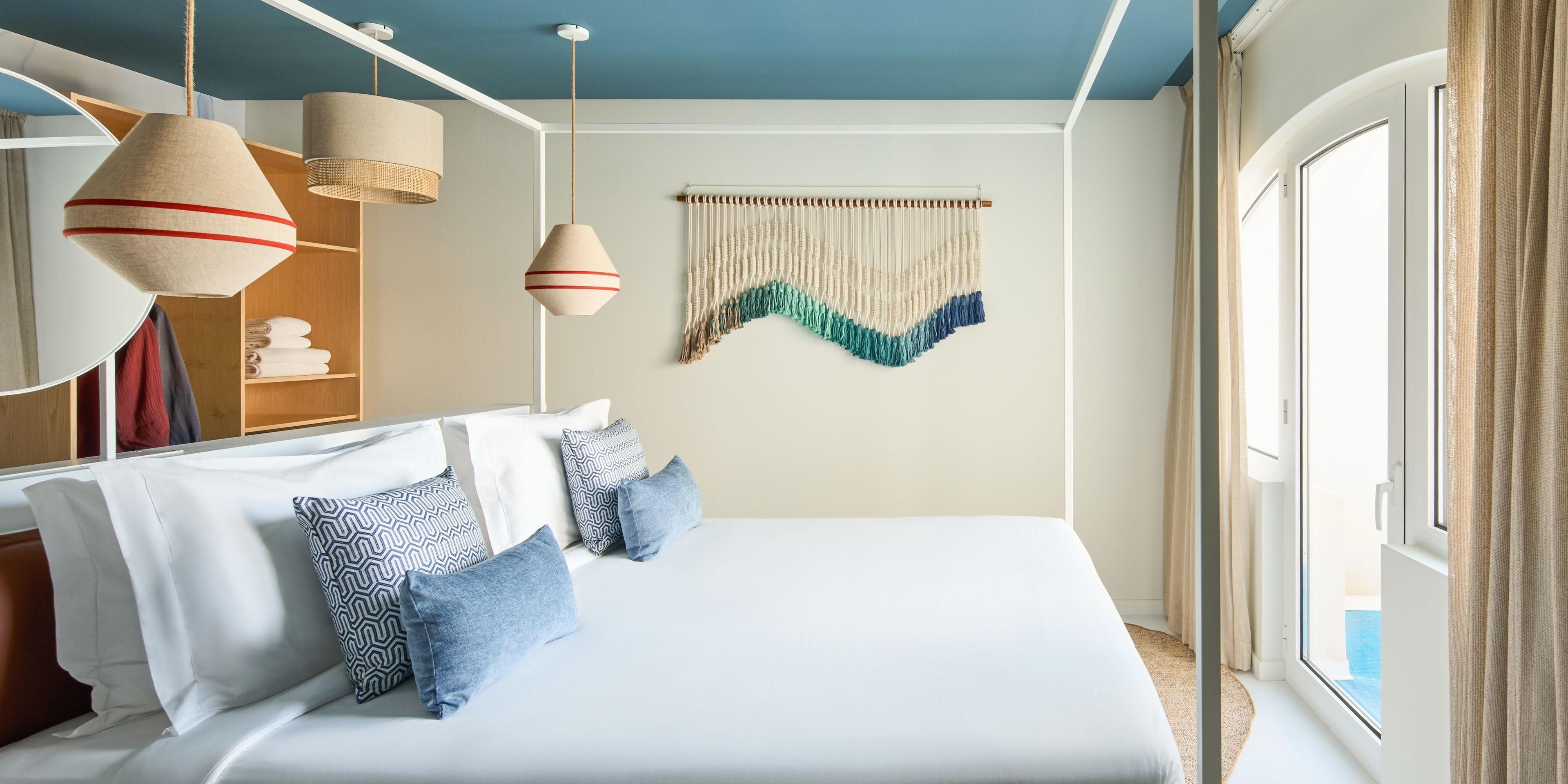 Our rooms are flooded with natural light, even before you rise.