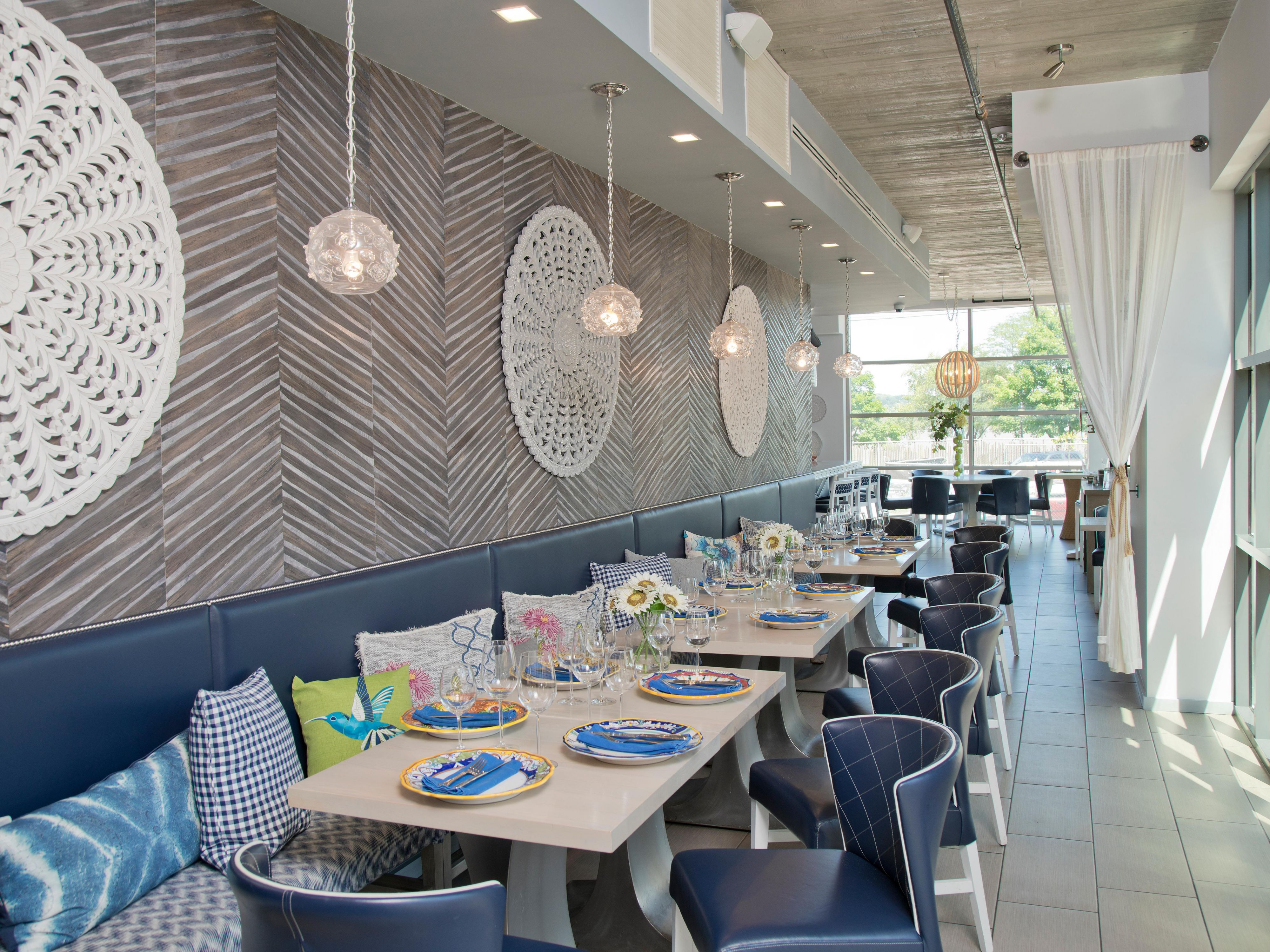 Dine with friends in our spacious Duke Room.