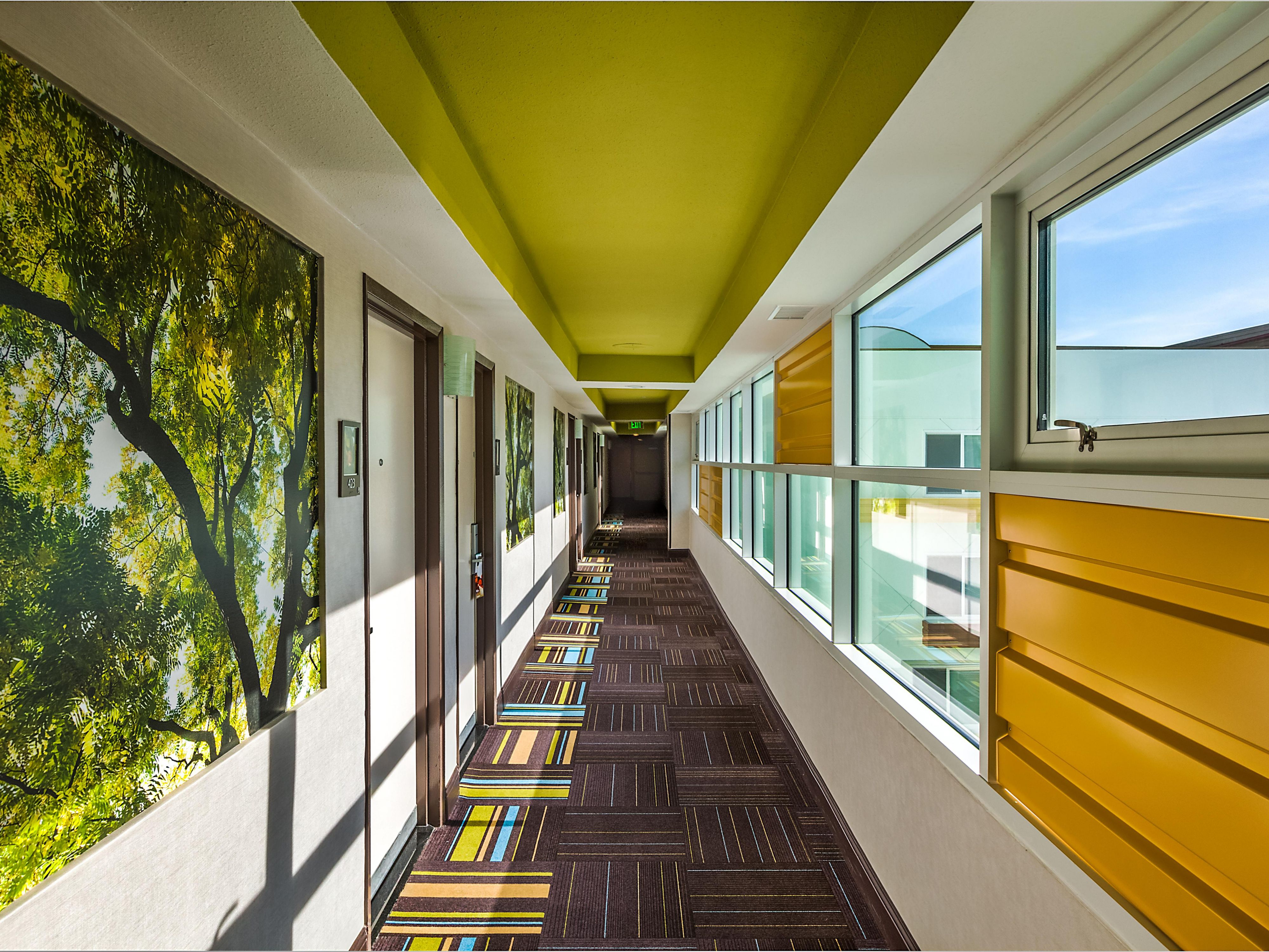 Hotel Indigo Anaheim features agricultural murals 
