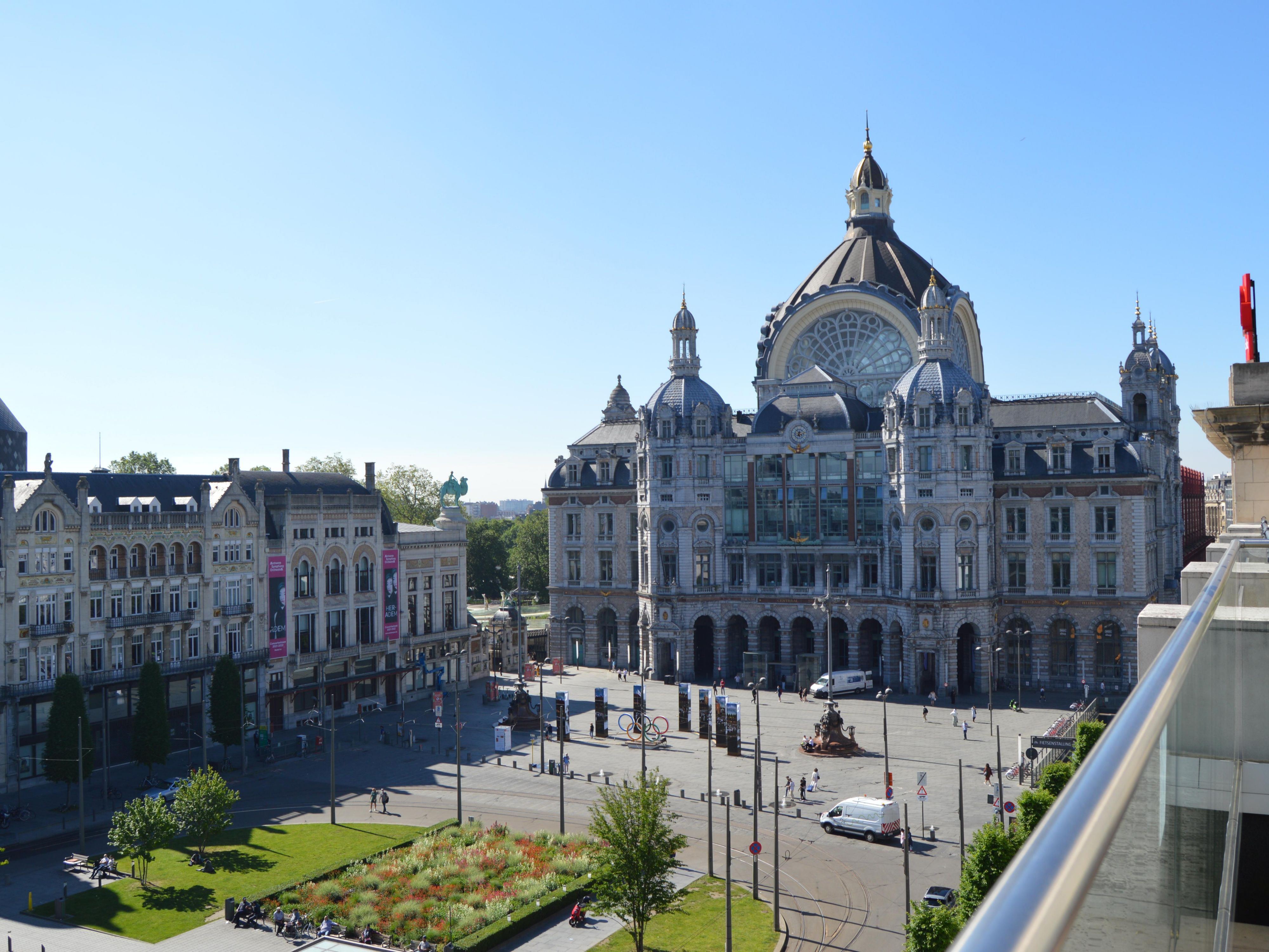 View from Hotel Indigo Antwerp City Centre