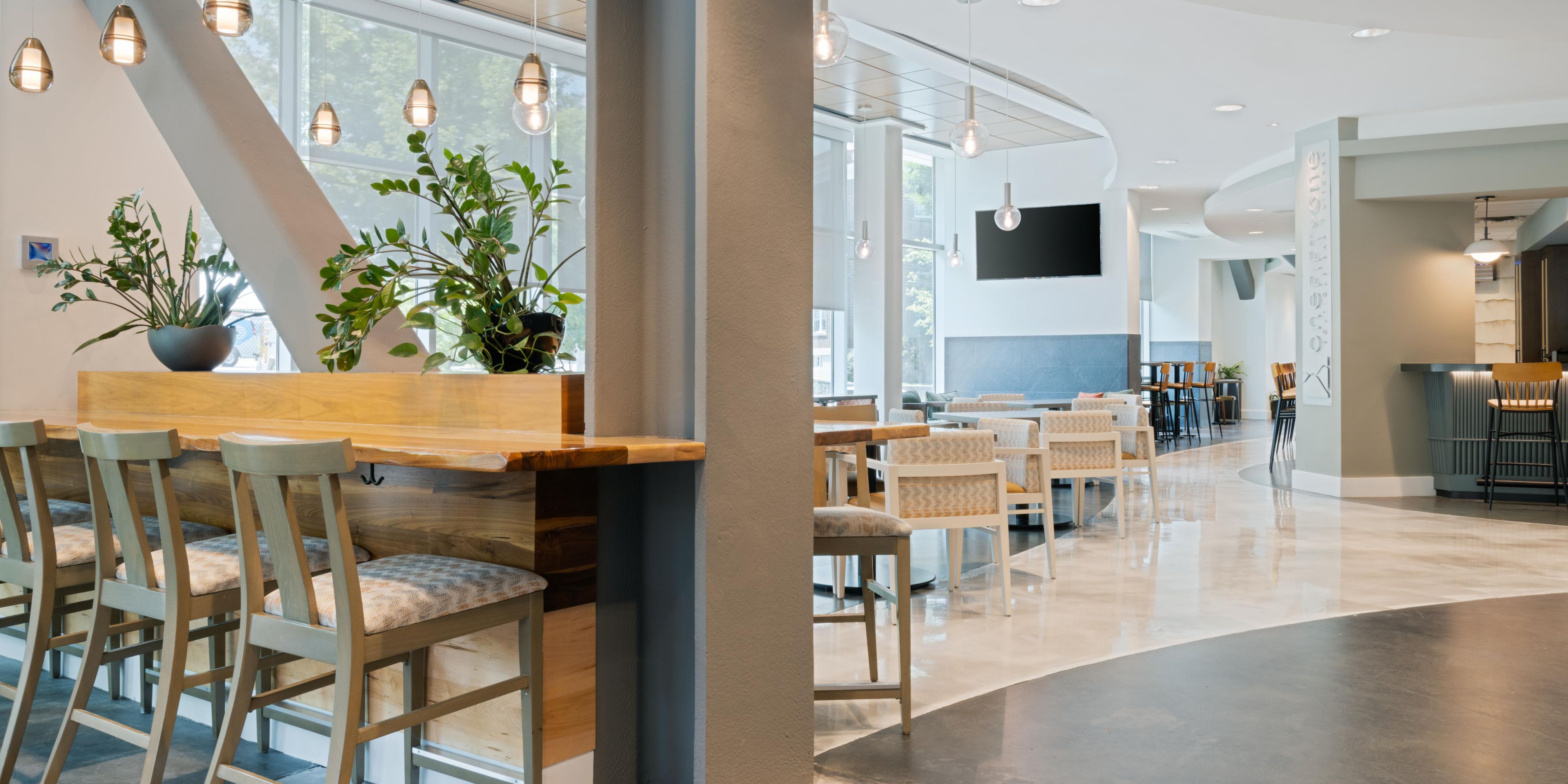 Spend time with friends or family in our comfortable lobby