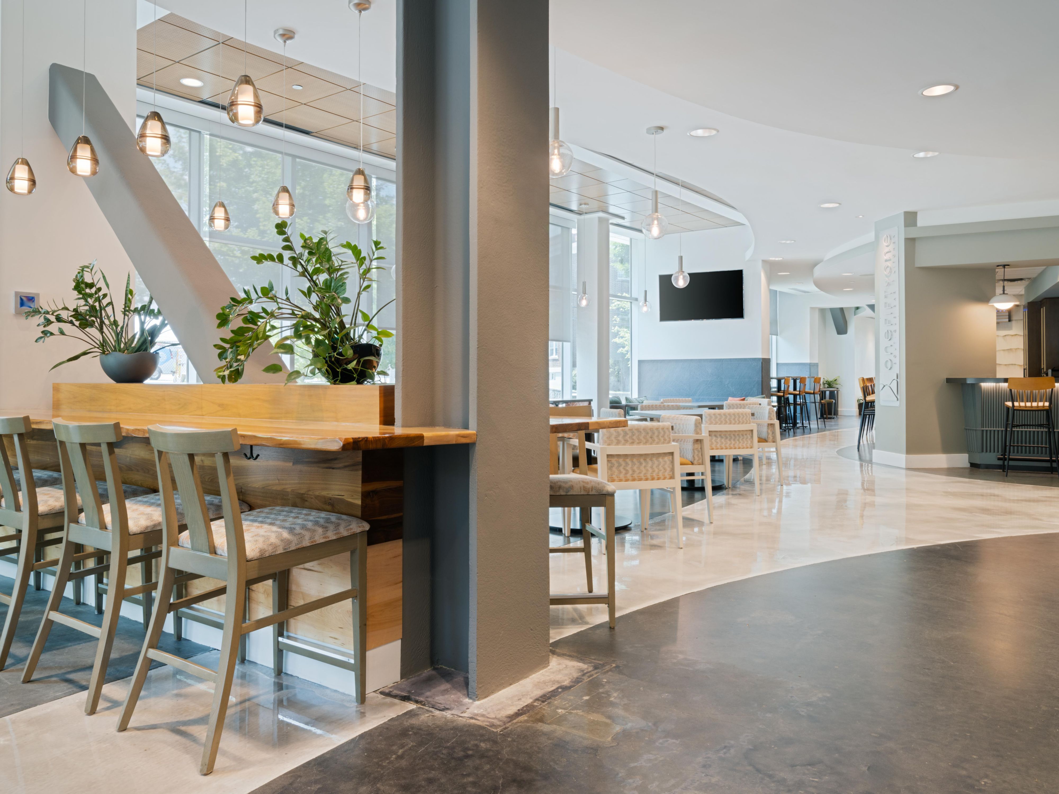 Unwind in our guest lounge with comfort, conversation, and style.