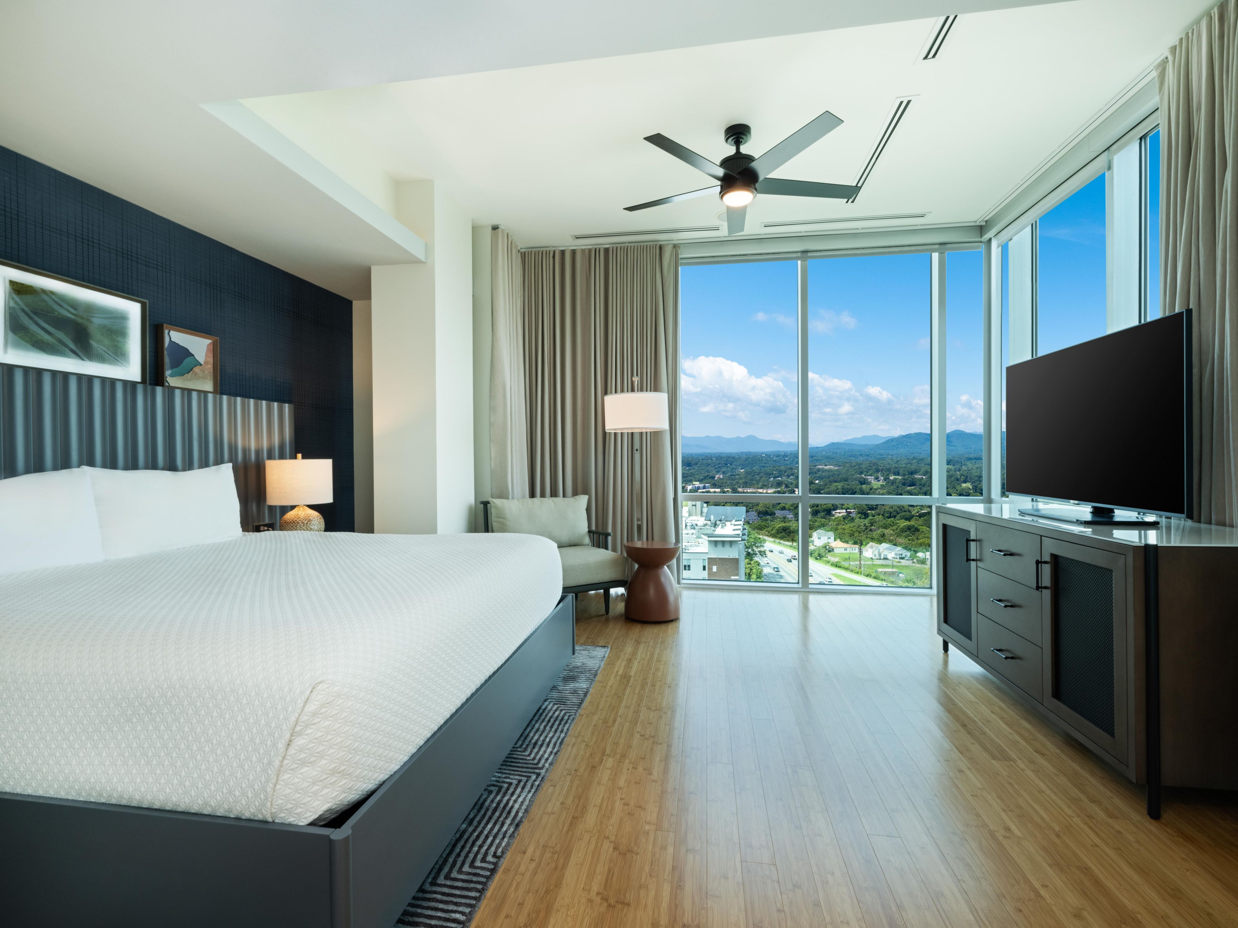 Wake up to inspiring mountain views from your guest room.