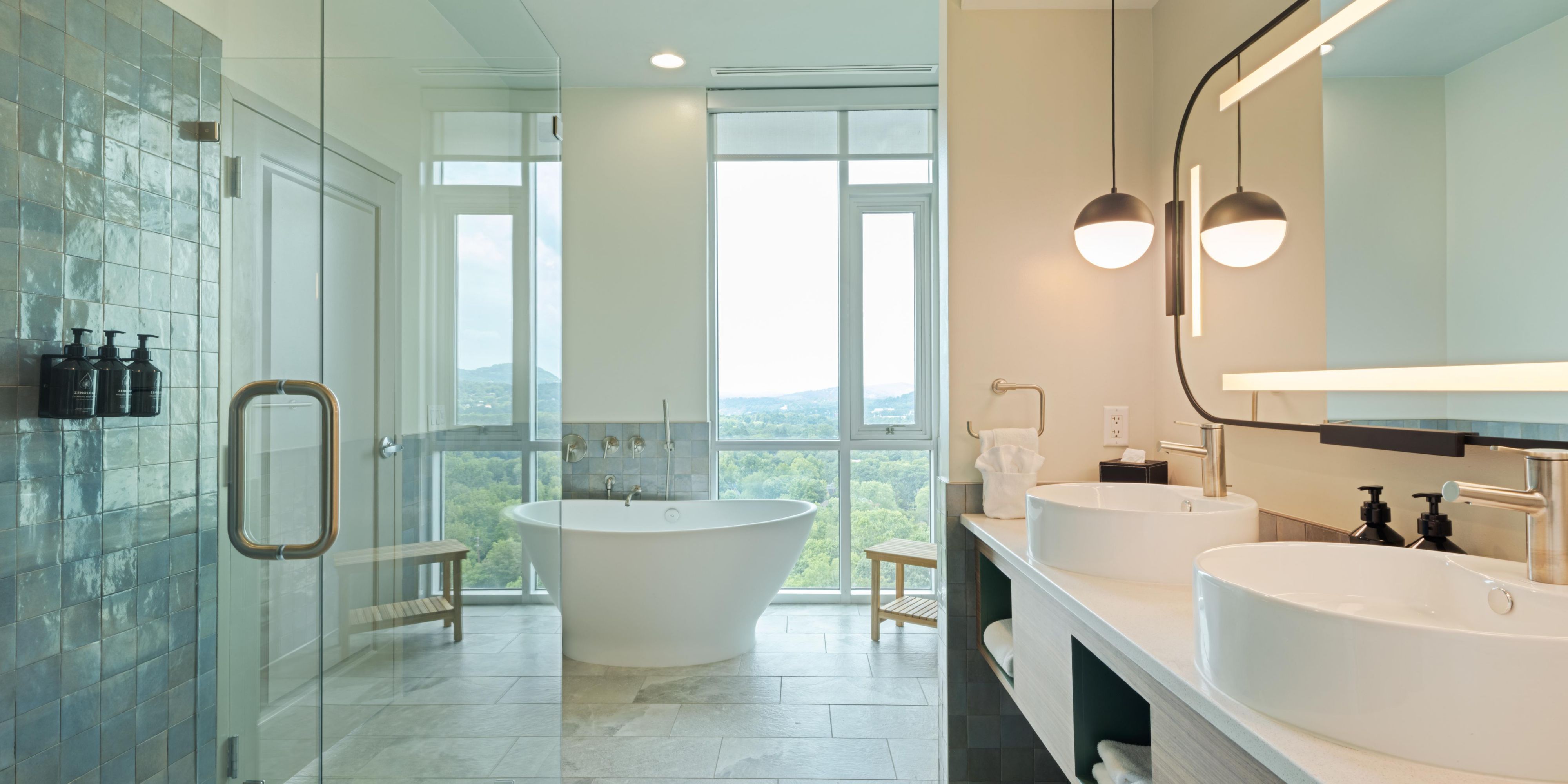 One Bedroom King Suite bathroom with elevated features and more